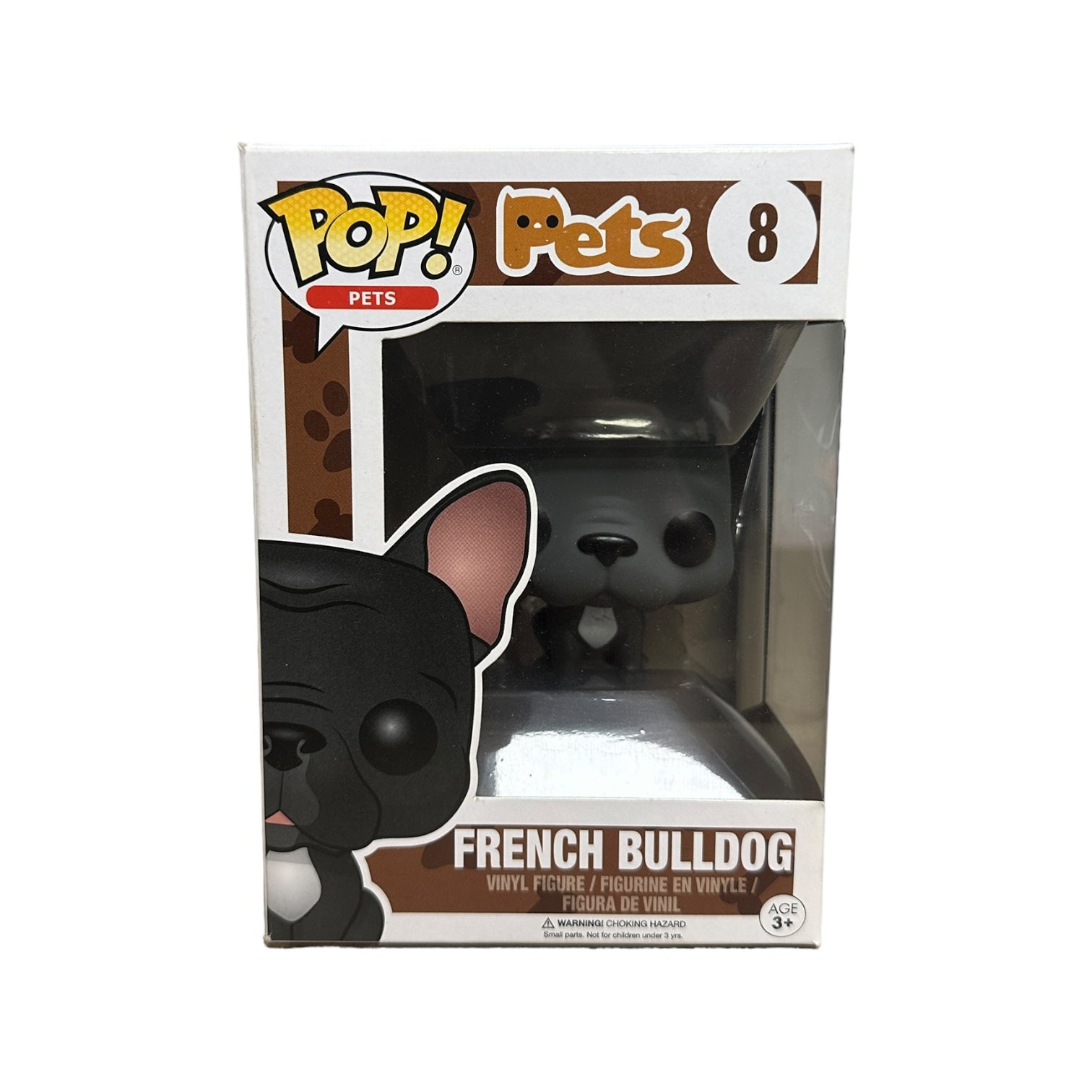 French Bulldog #8 (Gray) Funko Pop! - Pets - 2016 Pop! - Condition 7/10