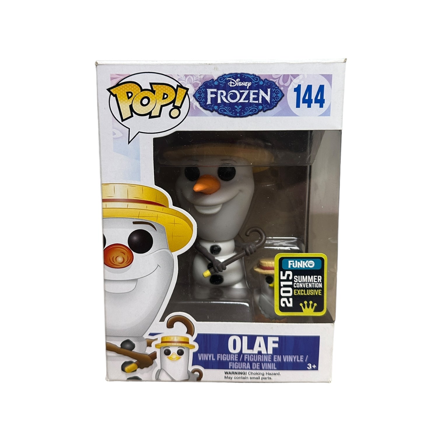 Olaf #144 (Barbershop Quartet) Funko Pop! - Frozen - SDCC 2015 Shared Exclusive - Condition 7/10