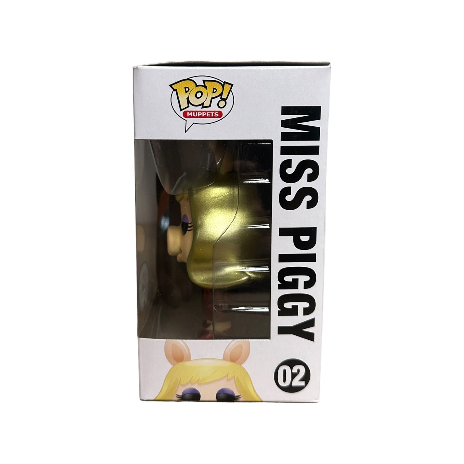 Miss Piggy #02 (Metallic) Funko Pop! - The Muppets - SDCC 2013 Exclusive LE480 Pcs - Condition 8.5/10