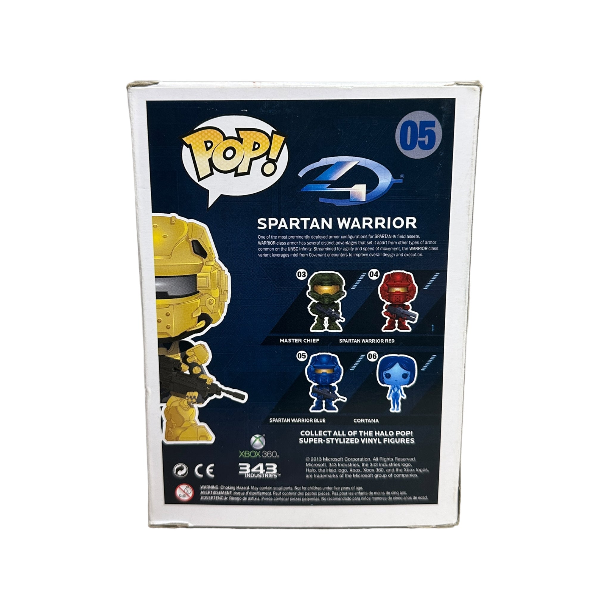 Spartan Warrior #05 (Yellow) Funko Pop! - Halo 4 - SDCC 2013 Exclusive LE480 Pcs - Condition 6.5/10