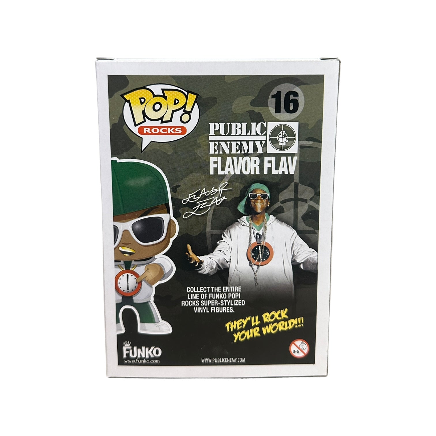 Flavor Flav #16 Funko Pop! - Rocks - 2011 Pop! - Condition 7/10