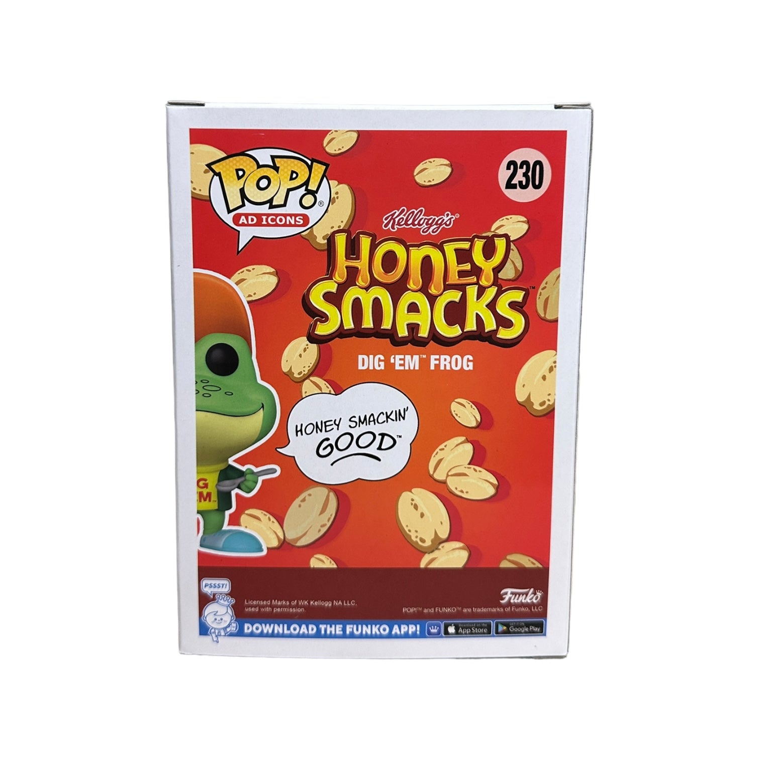 Dig 'em Frog #230 Funko Pop! - Honey Smacks - SDCC 2024 Official Convention Exclusive - Condition 8.5/10