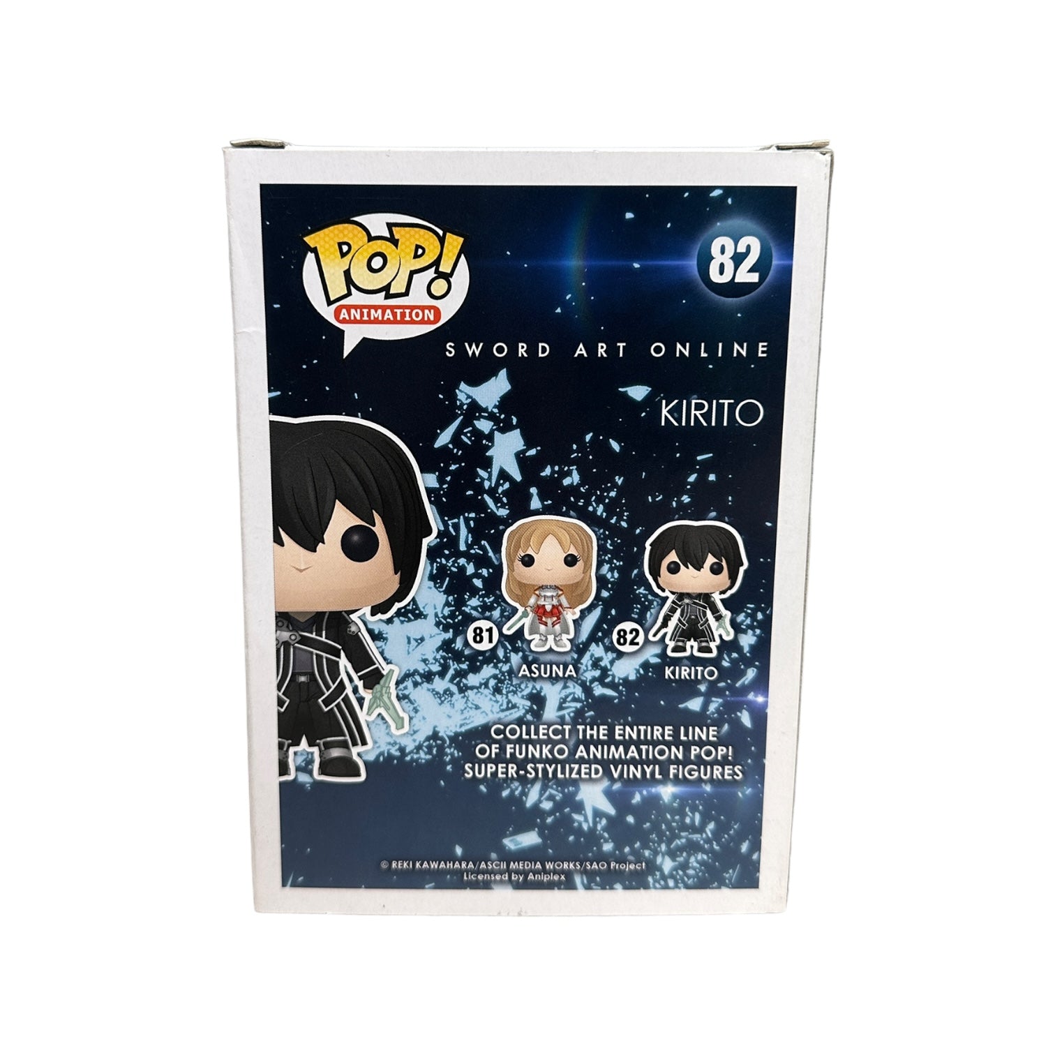 Kirito #82 Funko Pop! - Sword Art Online - 2017 Pop! - Condition 7/10