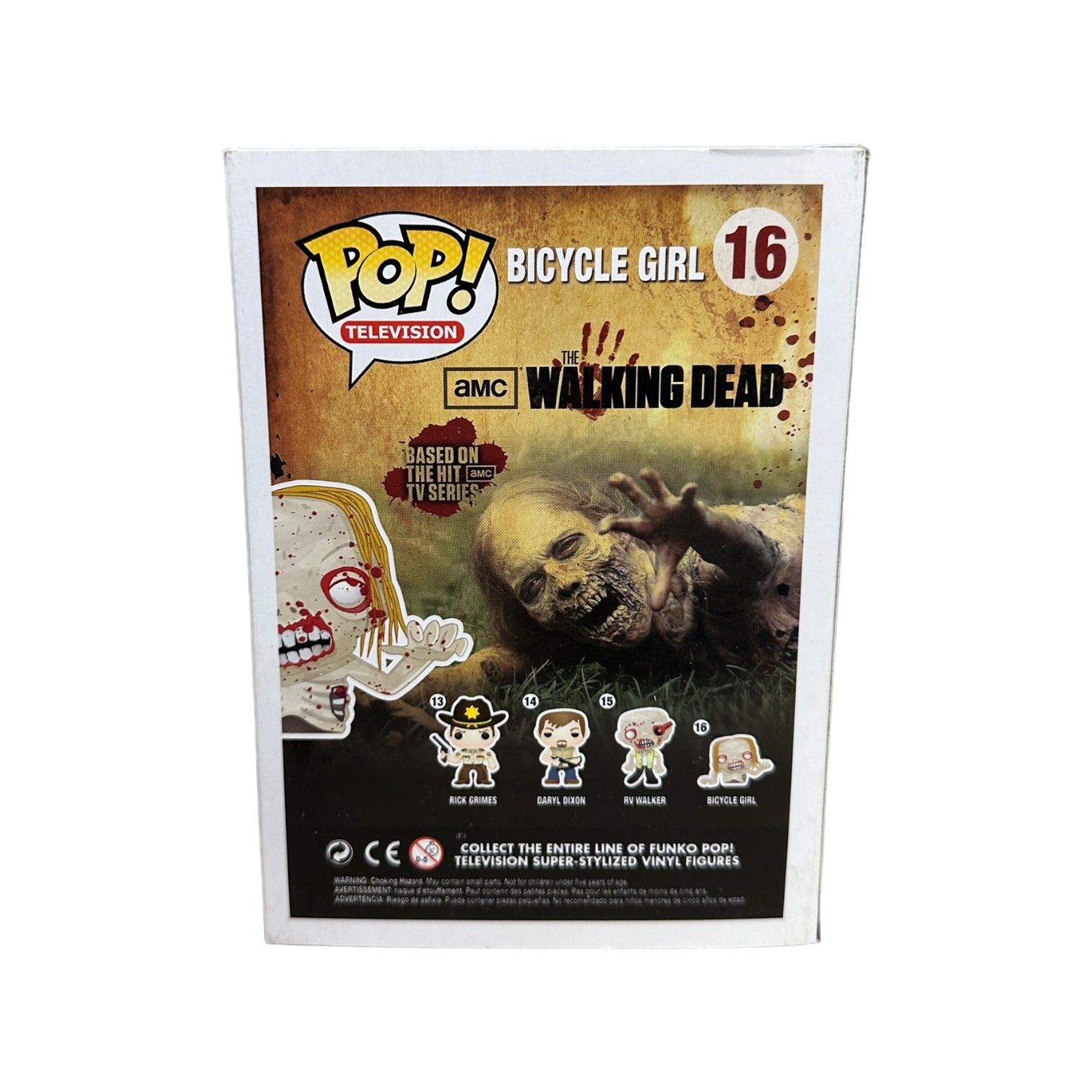 Bicycle Girl #16 (Bloody) Funko Pop! - The Walking Dead - PX Previews Exclusive - Condition 6.5/10