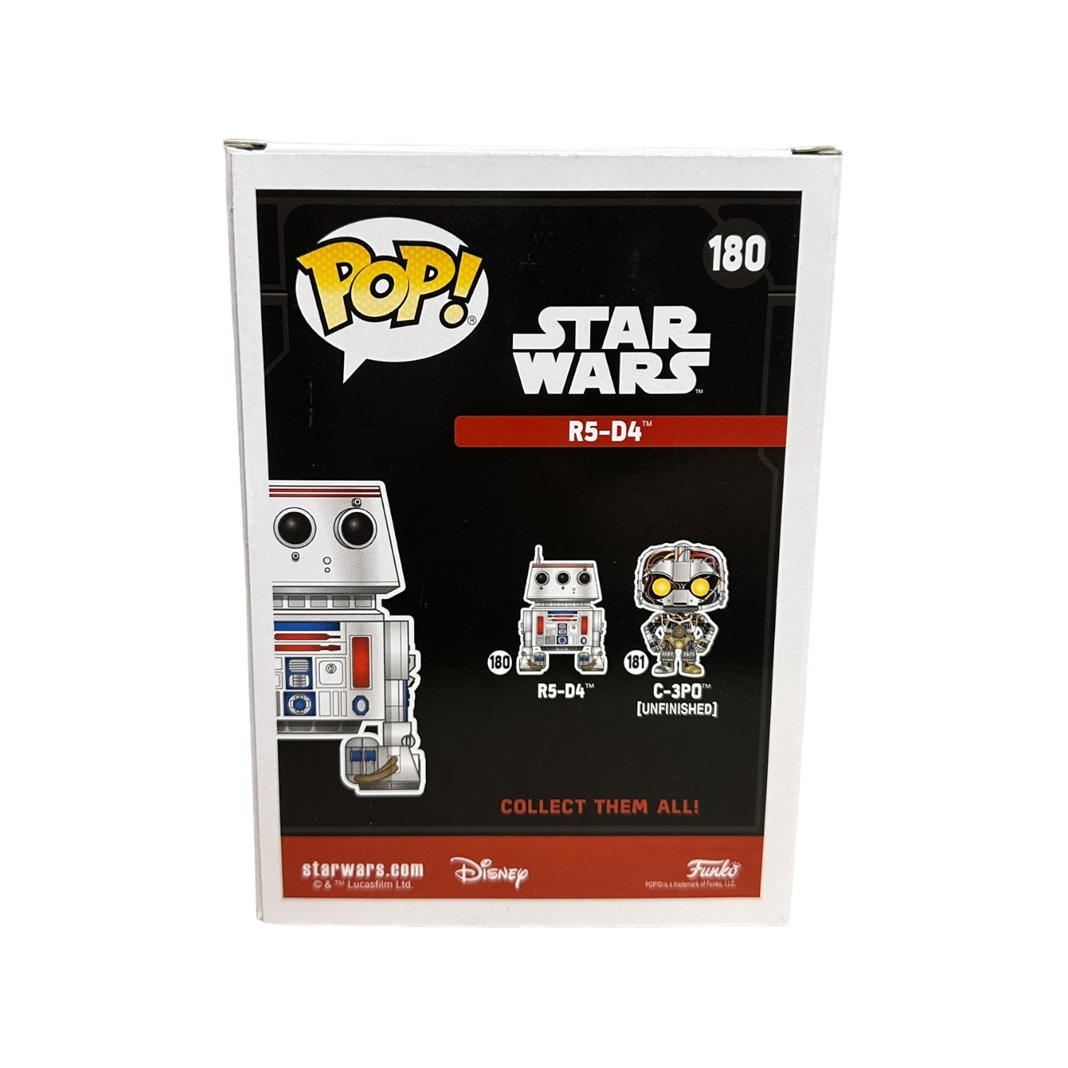 R5-D4 #180 Funko Pop! - Star Wars - Smugglers Bounty Exclusive - Condition 8.5/10