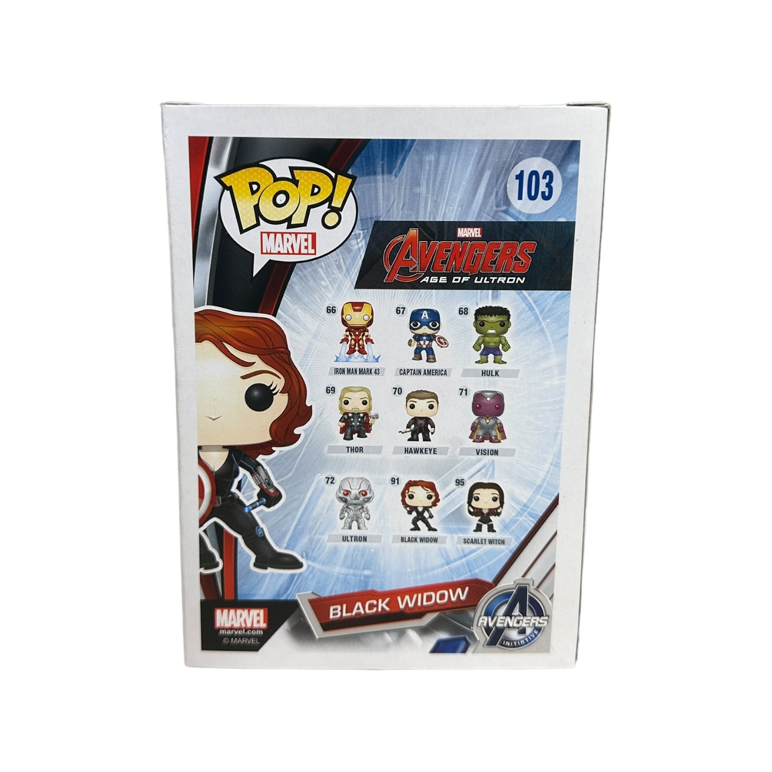 Top Black Widow Funko Pop #103