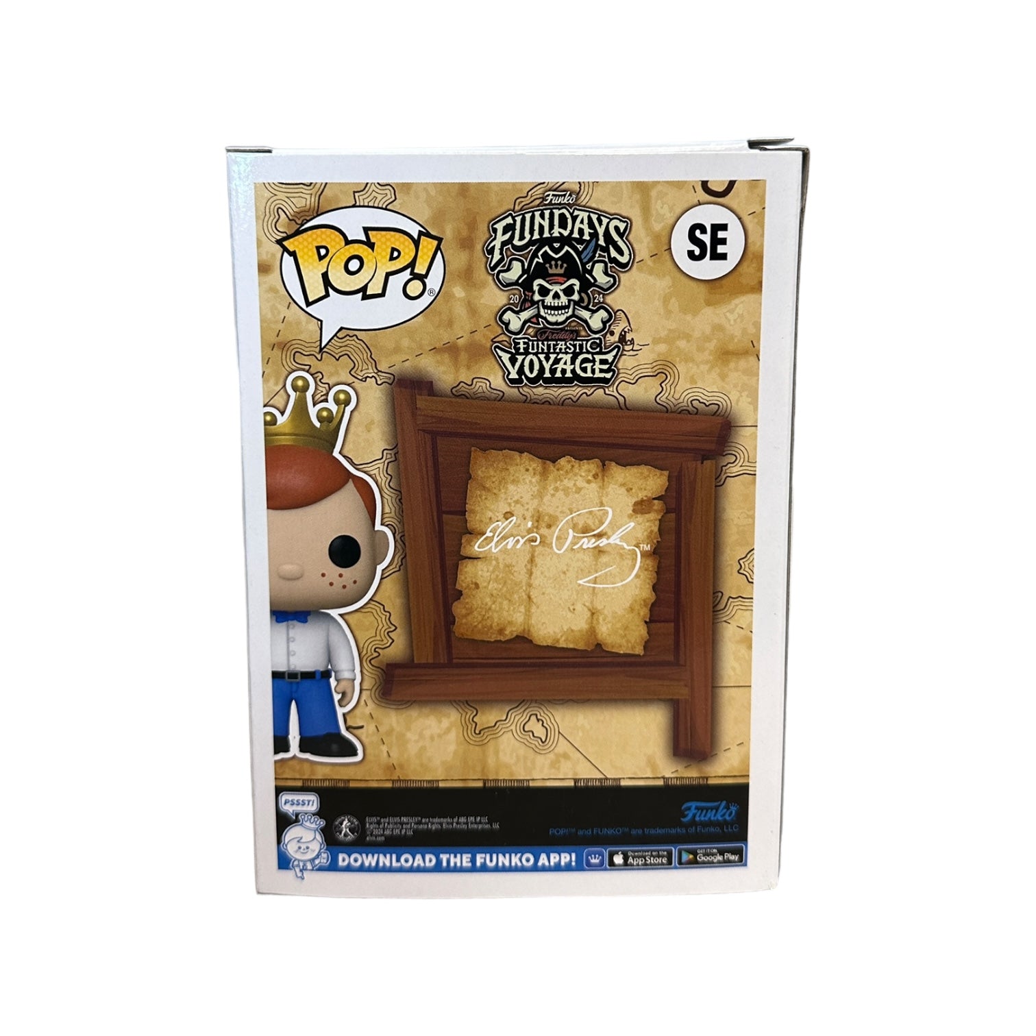 Freddy Funko as Elvis (Metallic) Funko Pop! - Rocks - Freddy's Funtastic Voyage 2024 Show Edition LE1000 Pcs - Condition 8.75/10