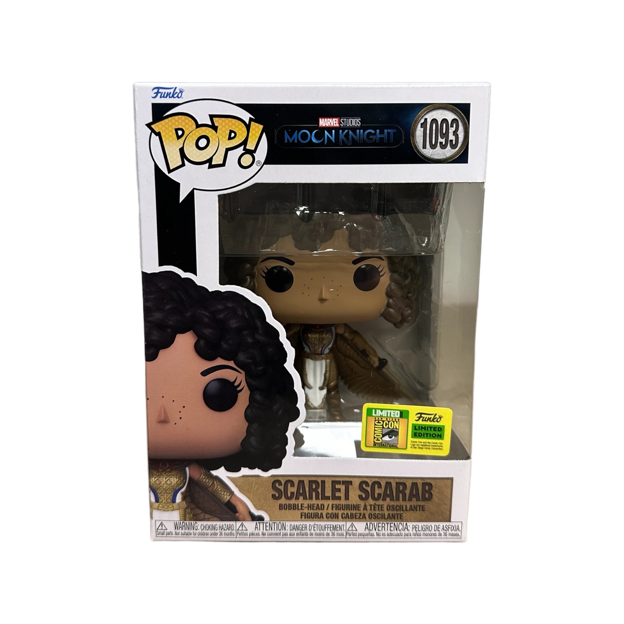 Scarlet Scarab #1093 Funko Pop! - Moon Knight - SDCC 2022 Official Convention Exclusive - Condition 9/10