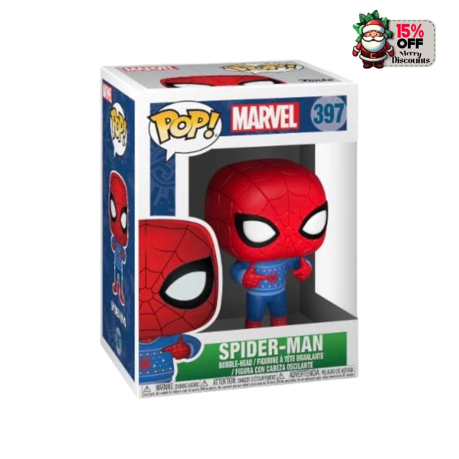 Spider-Man #397 (Ugly Sweater) Funko Pop! - Marvel: Holiday