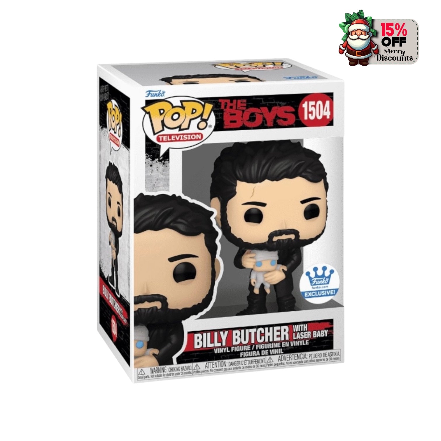 Billy Butcher with Laser Baby #1504 Funko Pop! - The Boys - Funko Shop Exclusive