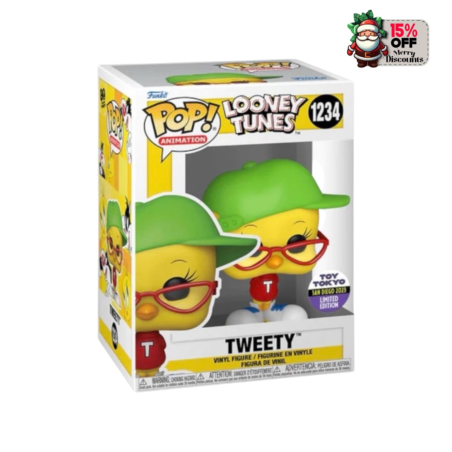 Tweety #1234 Funko Pop! - Looney Tunes - SDCC / Toy Tokyo 2023 Exclusive