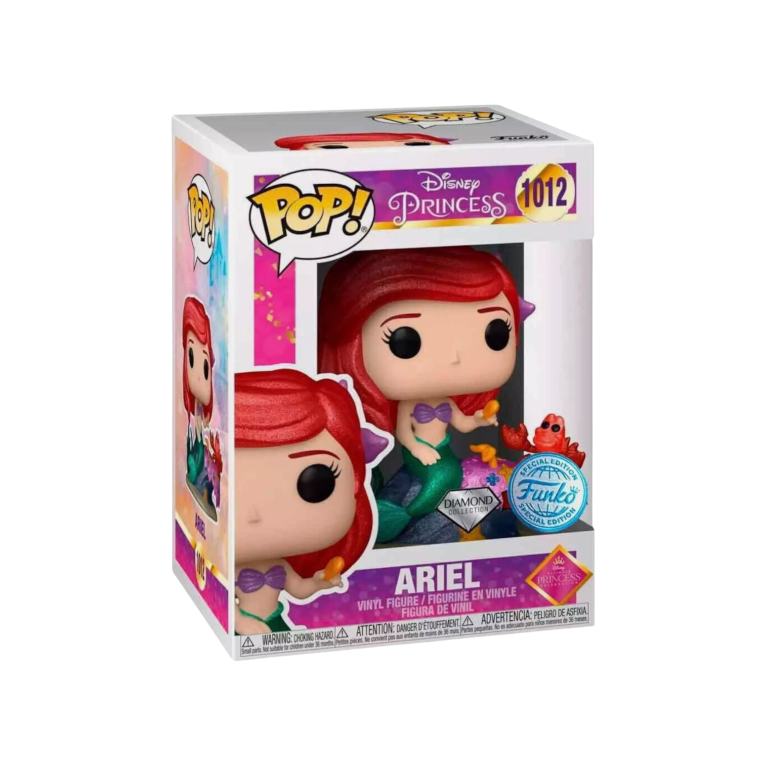 Ariel (Diamond Collection) #1012 Funko Pop! - Disney Princess - Special Edition