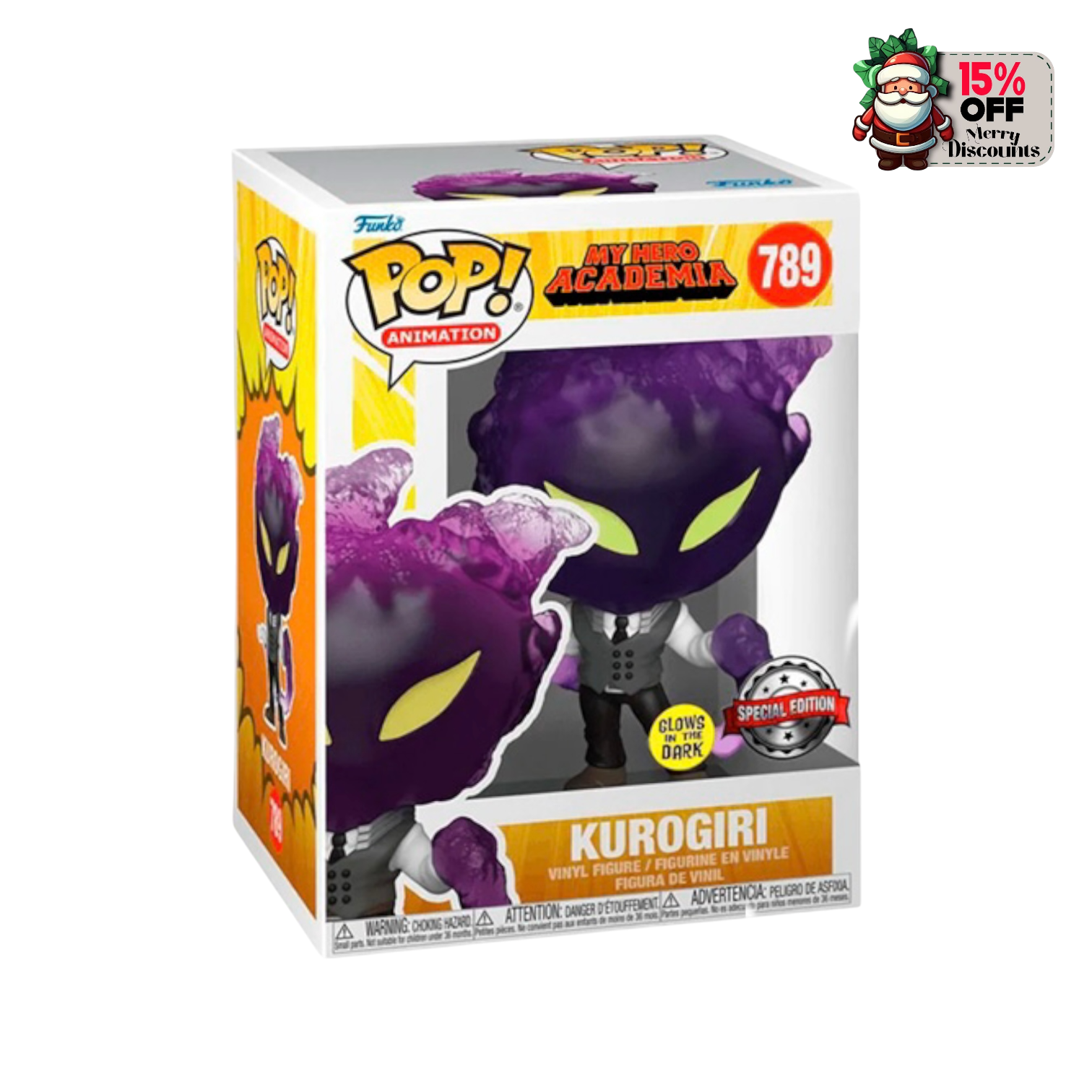 Kurogiri (Glows in the Dark) #789 Funko Pop! - My Hero Academia - Special Edition