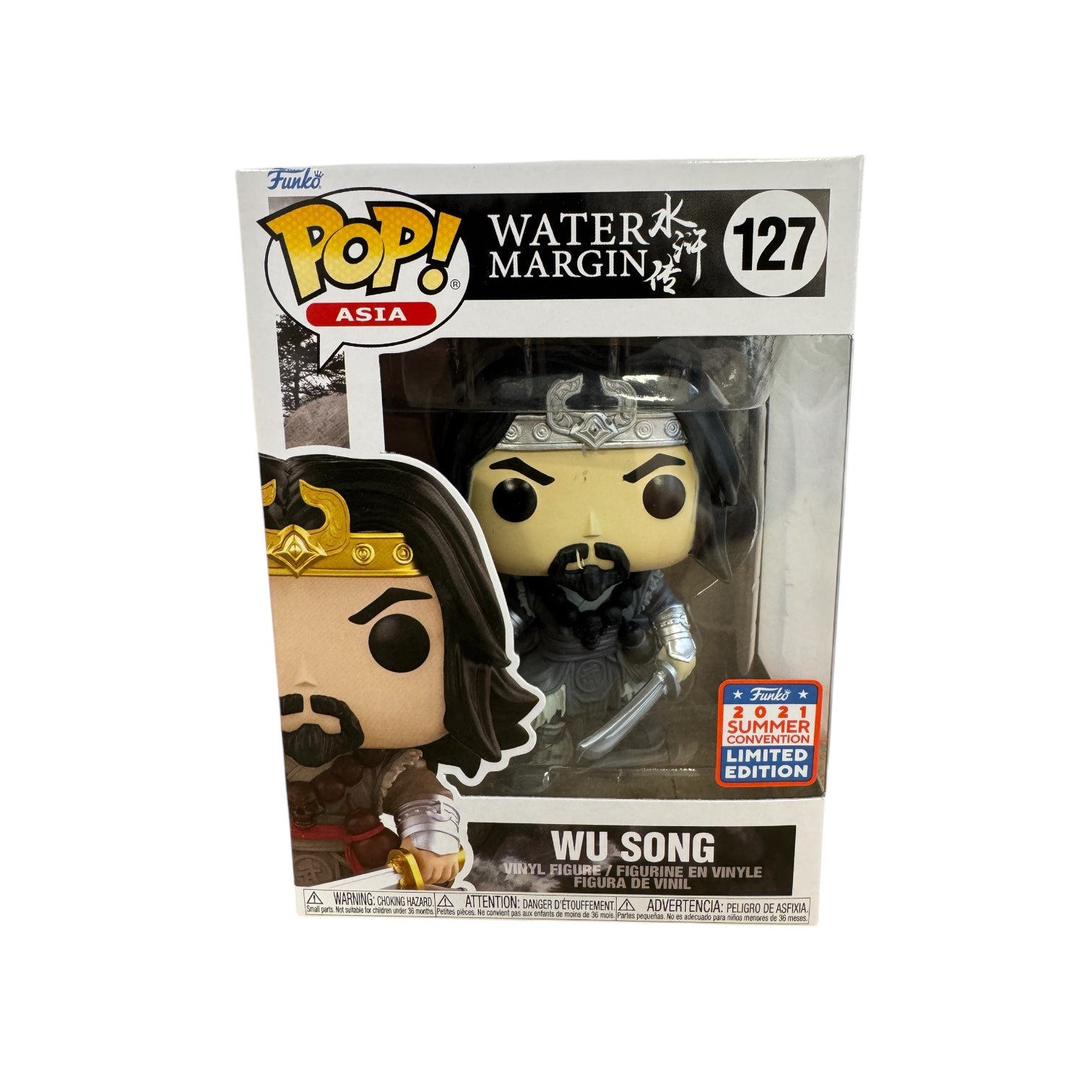 Wu Song #127 Funko Pop! Asia - Water Margin - 2021 SDCC Shared Exclusive