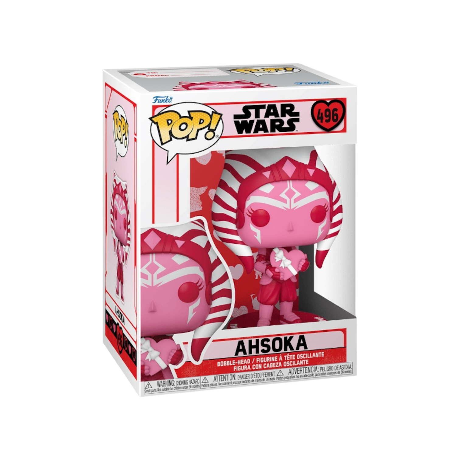 Ahsoka #496 Funko Pop! - Star Wars - Valentine’s