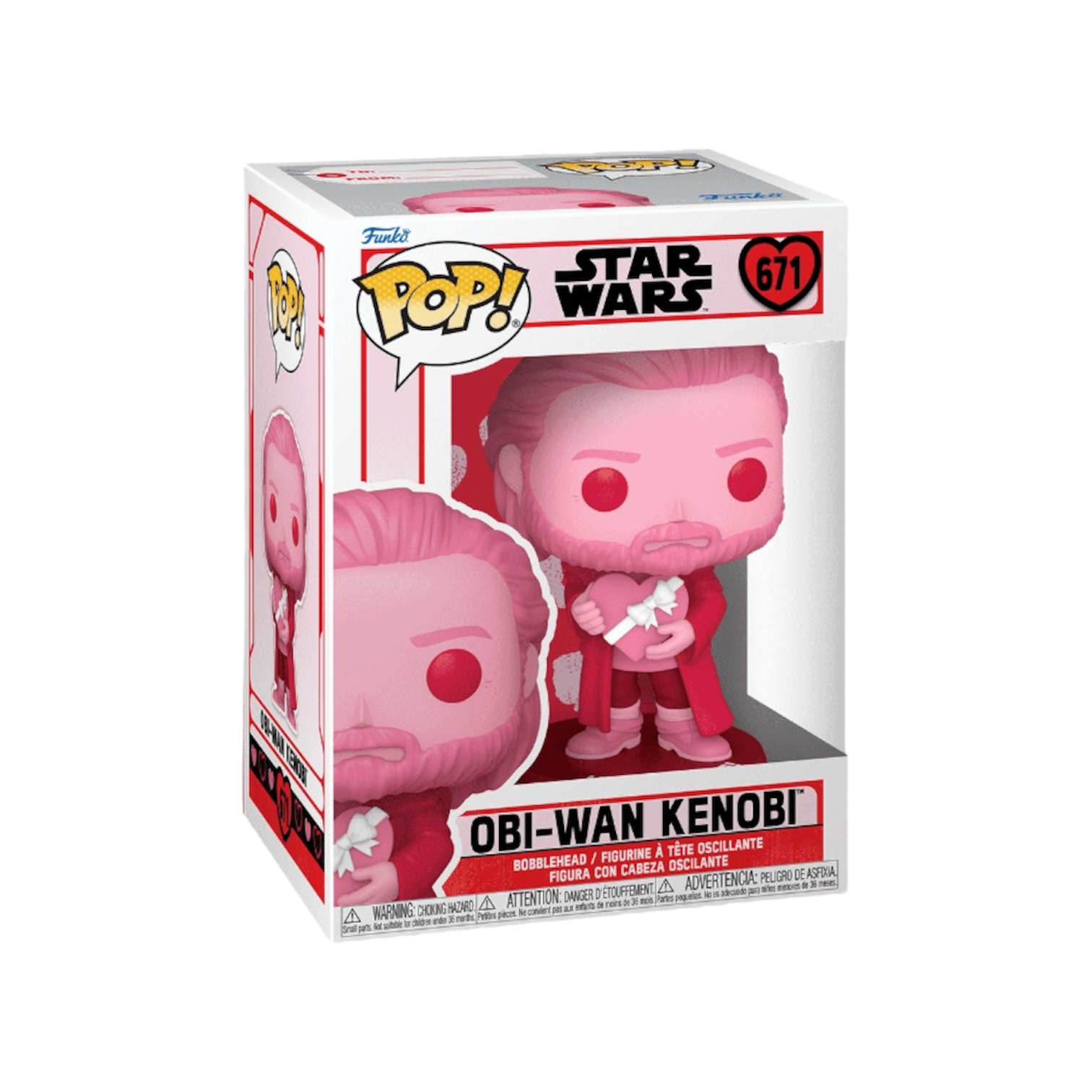 Obi-Wan Kenobi #671 Funko Pop! - Star Wars Valentine