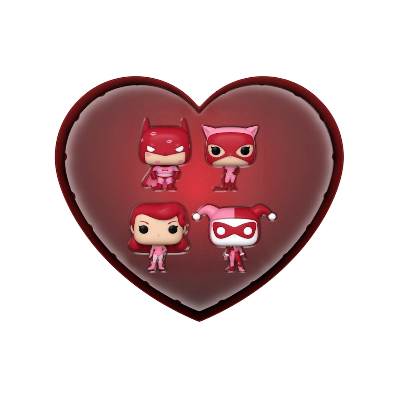 DC Valentines Funko Pocket Pop! 4 Pack