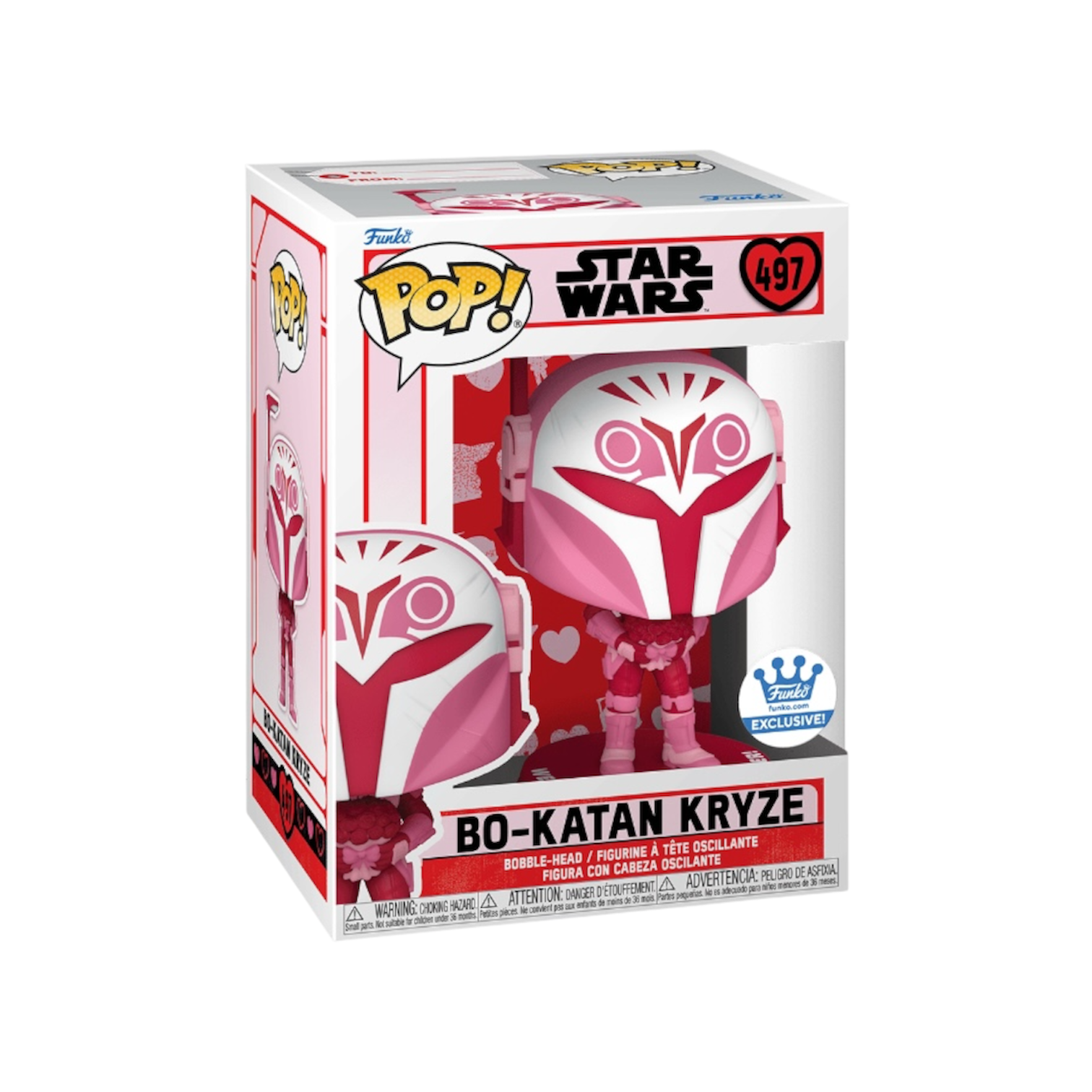 Bo-Katan Kryze #497 Funko Pop! Star Wars - Funko Exclusive - Valentines