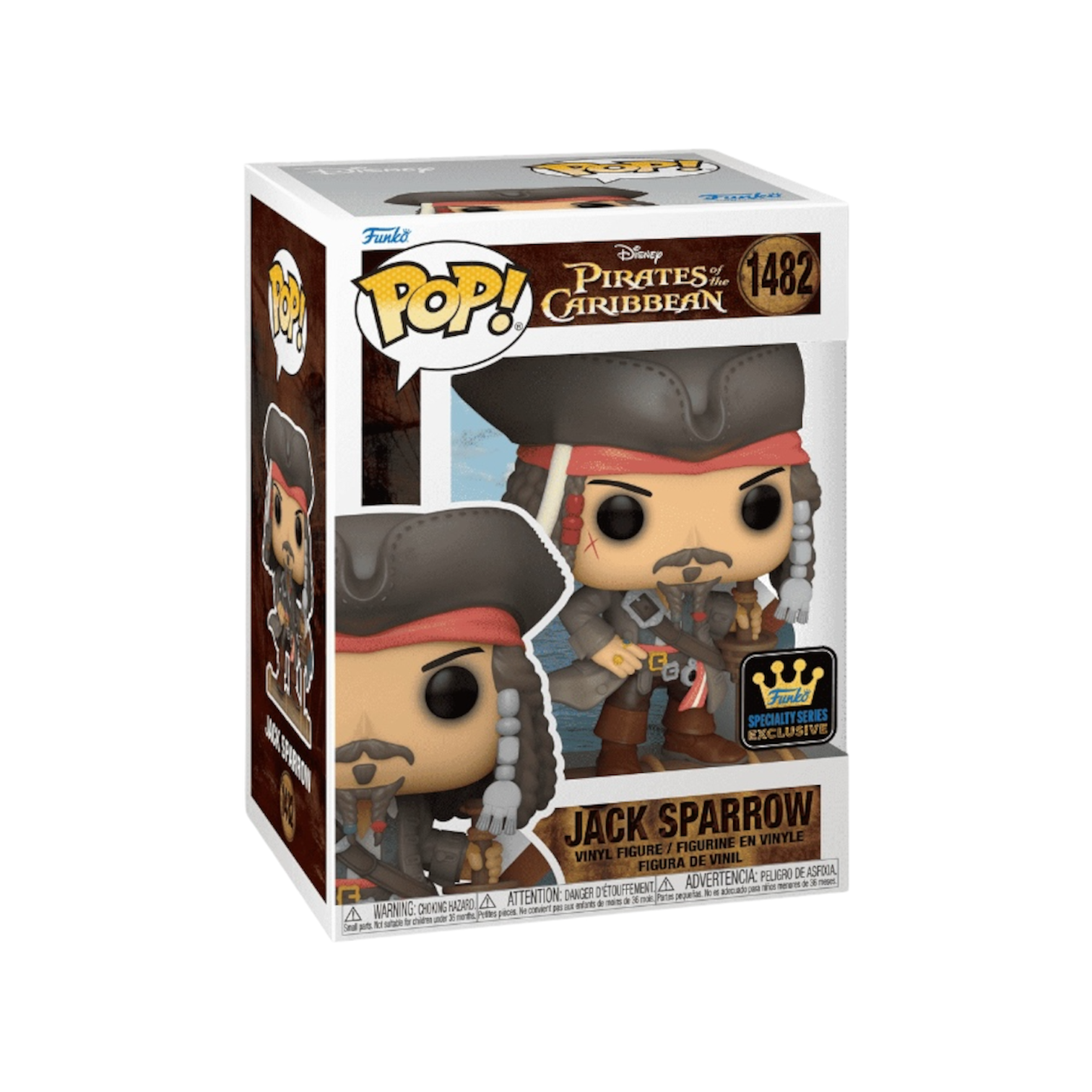 Jack Sparrow #1482 Funko Pop! - Pirates Of The Caribbean - Speciality Series