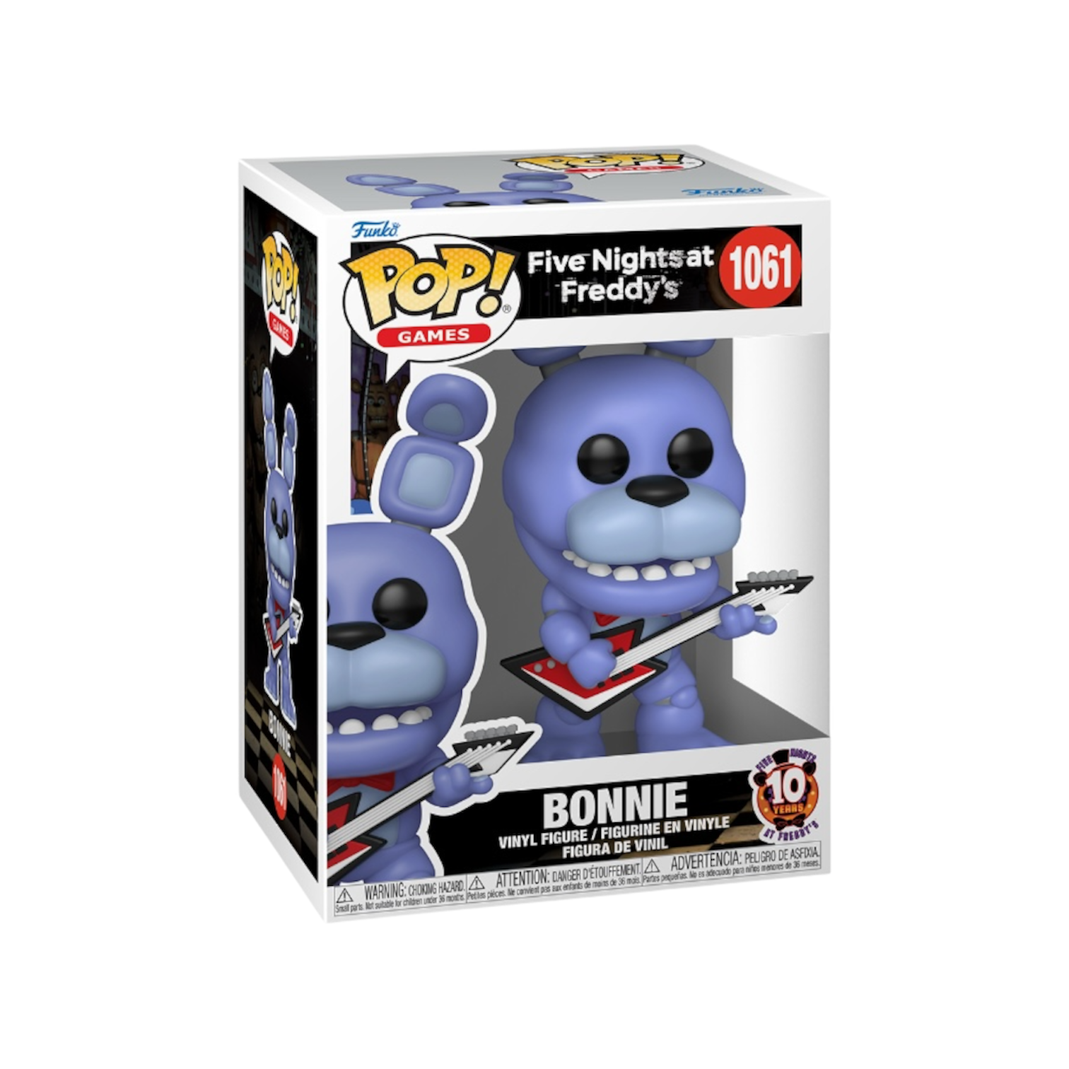 Bonnie #1061 Funko Pop - Five Nights at Freddy's 10th Anniversary