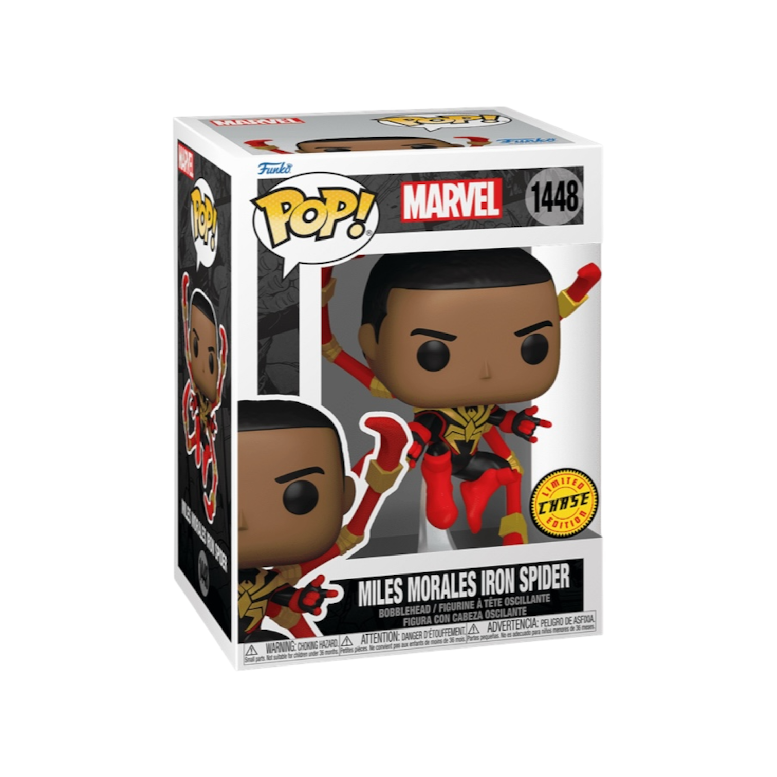 Miles Morales Iron Spider #1448 Funko Pop - Marvel - Chance of Chase