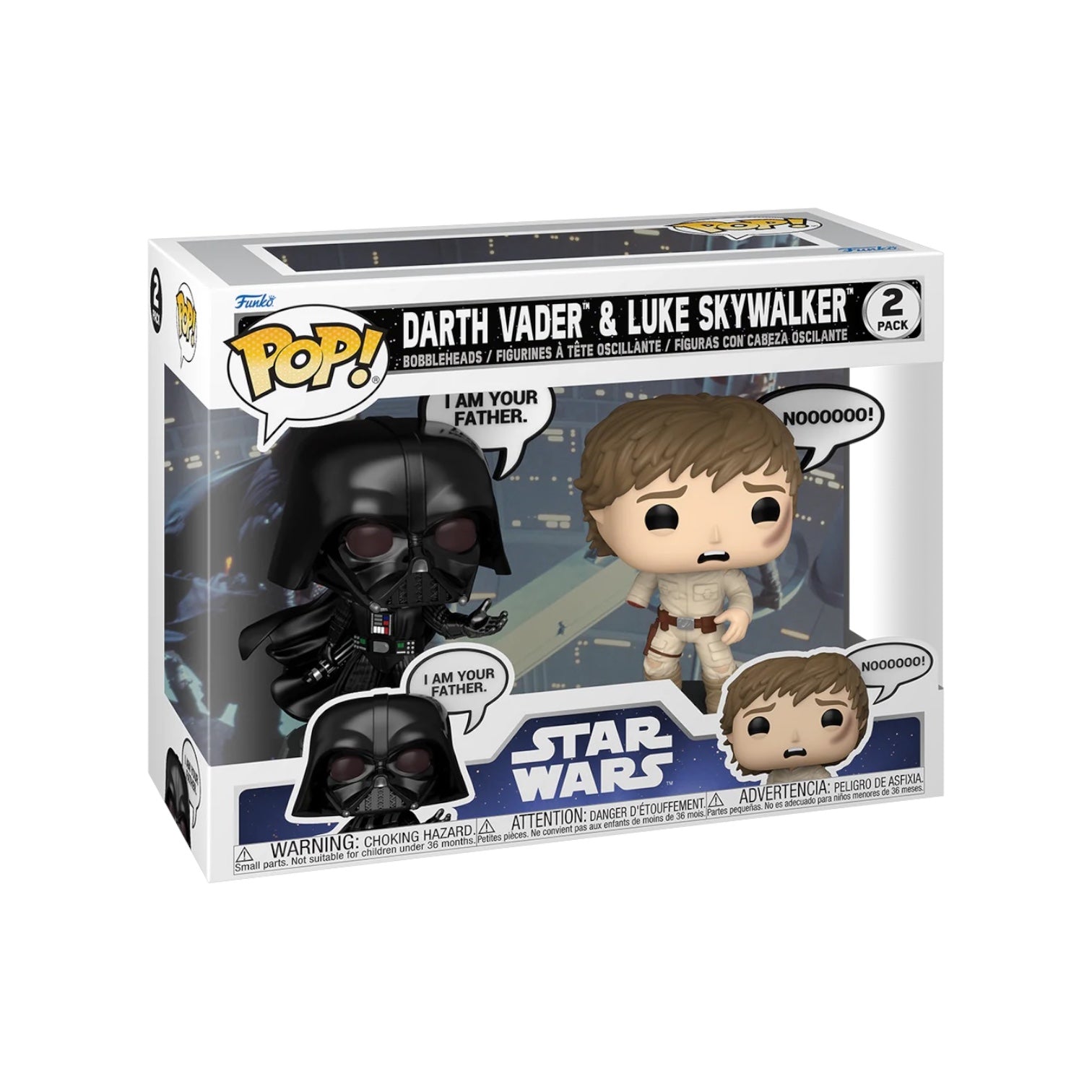 Darth Vader And Luke Skywalker (I Am Your Father) 2 Pack Funko Pop! - Star Wars: The Empire Strikes Back - Coming Soon