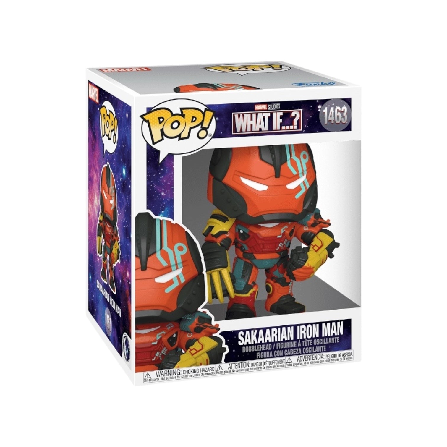 Sakaarian Iron Man #1463 Funko 6" Pop - What If ..! - PREORDER