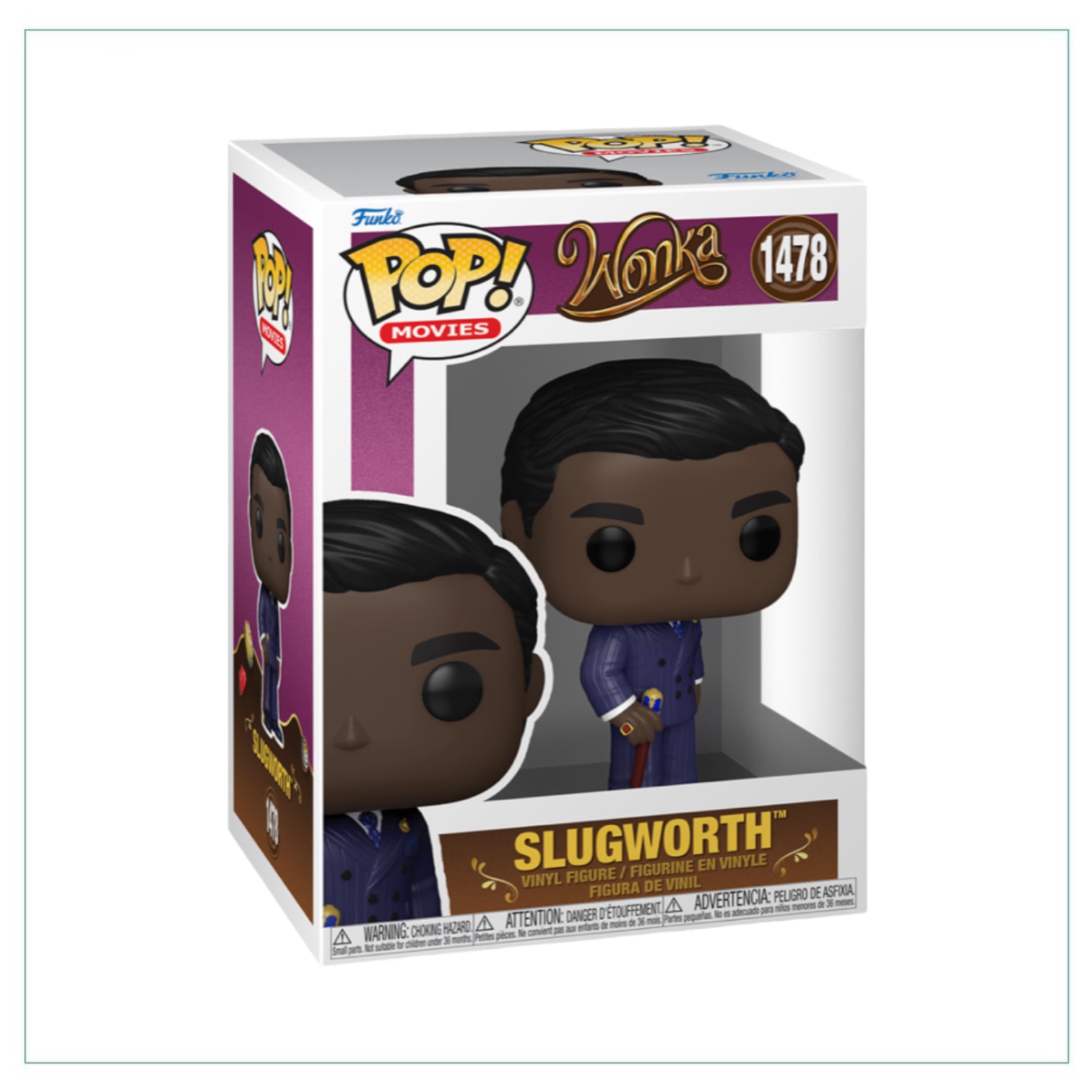 Slugworth #1478 Funko Pop! figure, featuring a whimsical design inspired by the character from the Wonka universe.