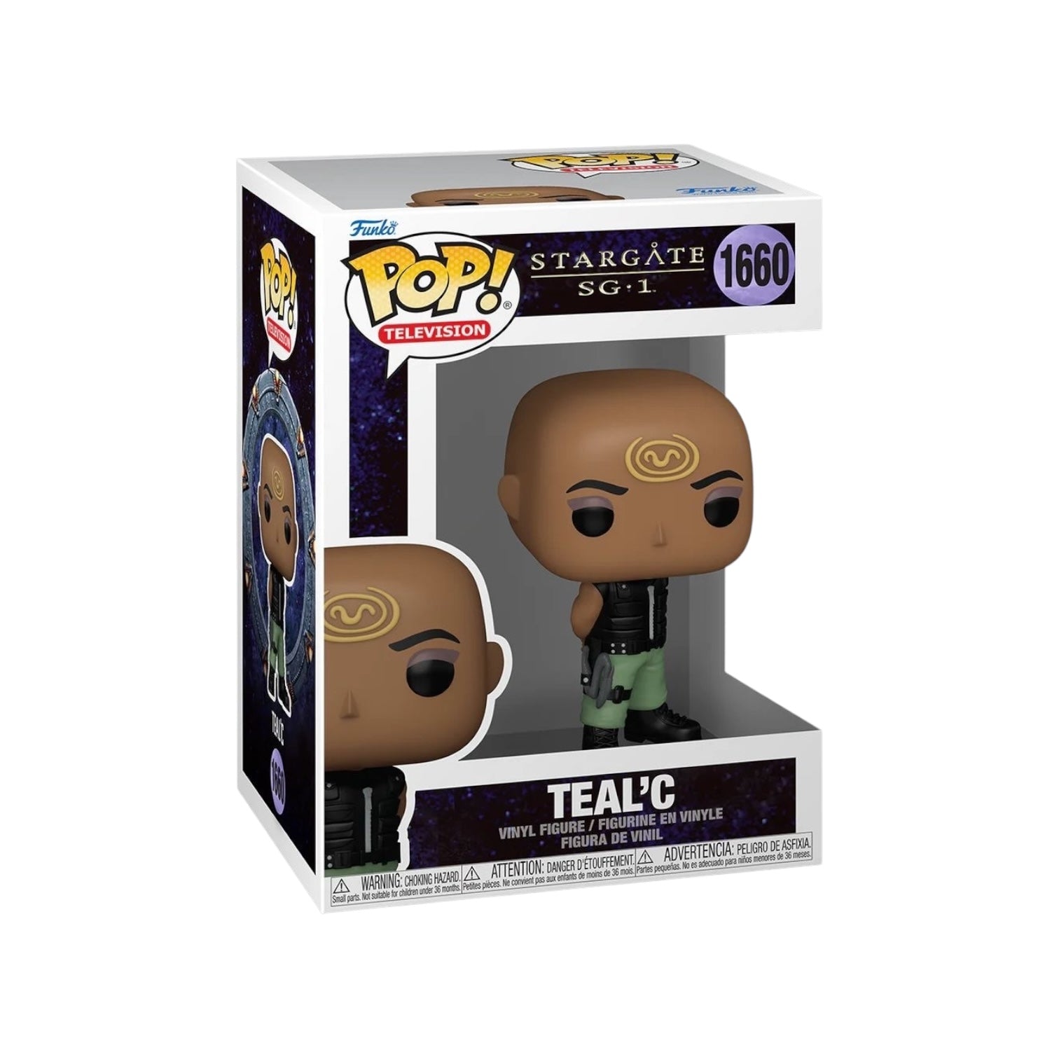 Teal'c wearing khaki Trouser and black Body warmer 