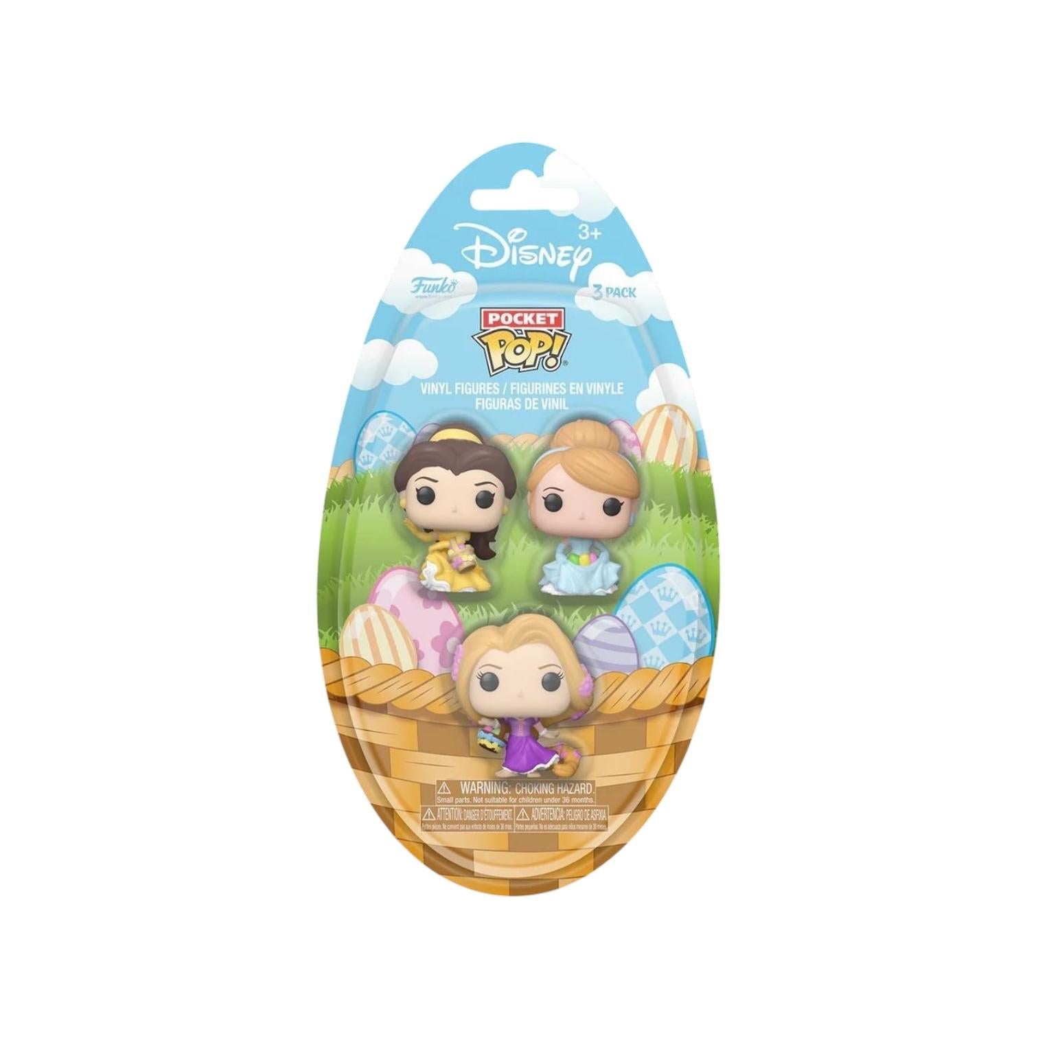 Disney Princesses (Easter) 3 Pack Funko Pocket Pop - Disney