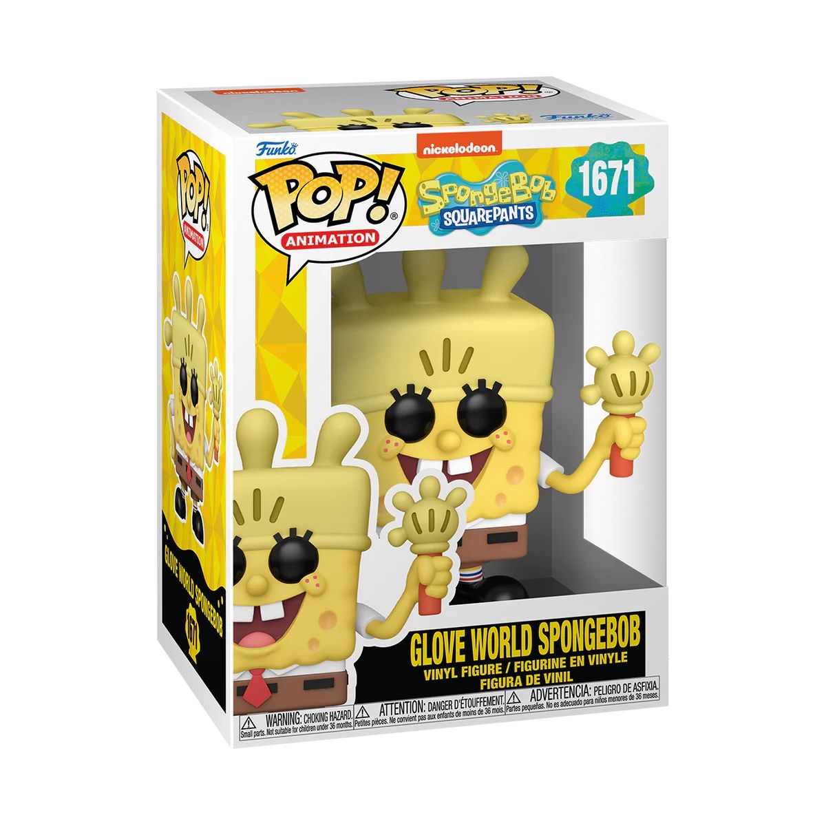 Glove World Spongebob #1671 Funko Pop! - Spongebob Squarepants