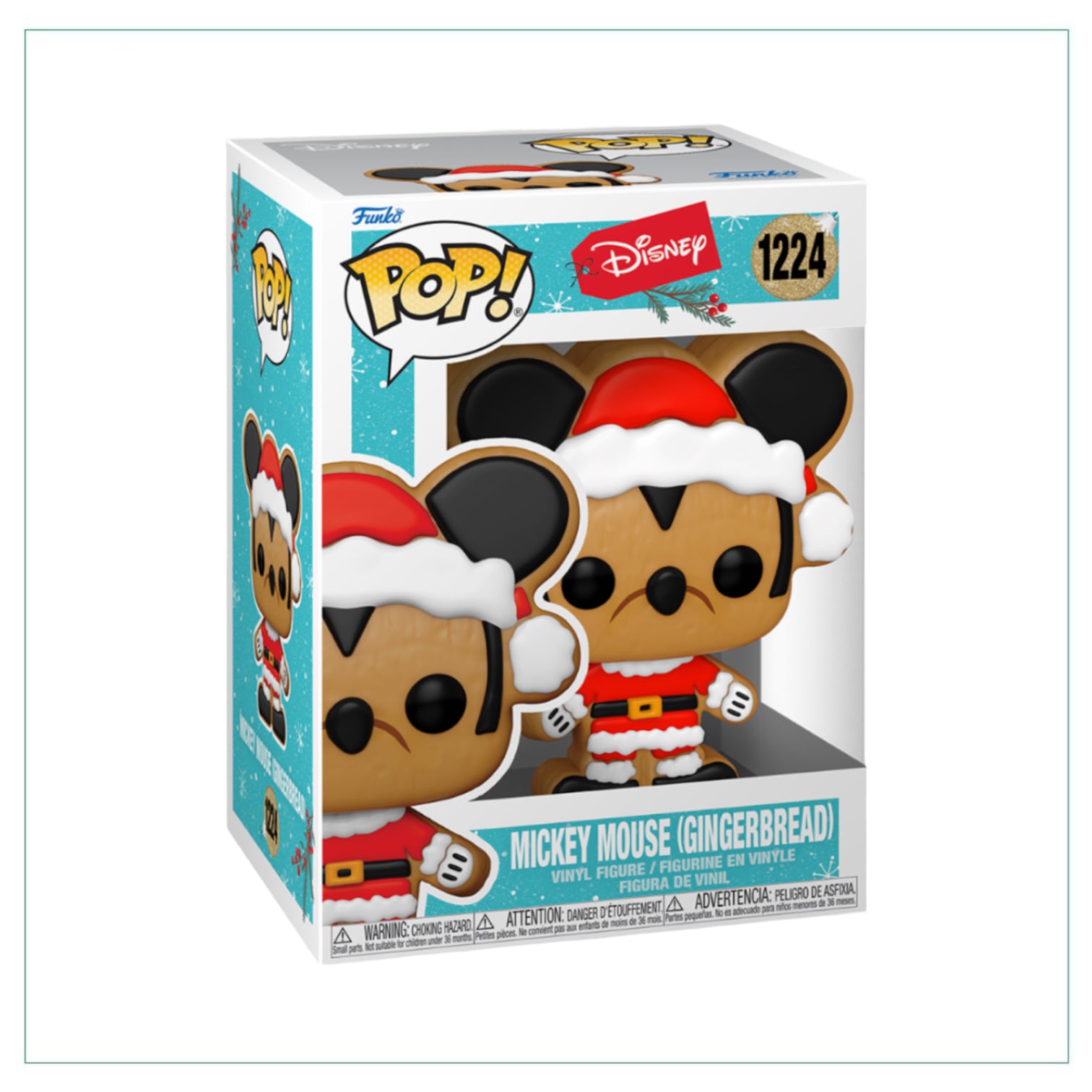 Mickey Mouse (Gingerbread) #1224 Funko Pop! - Disney Holiday