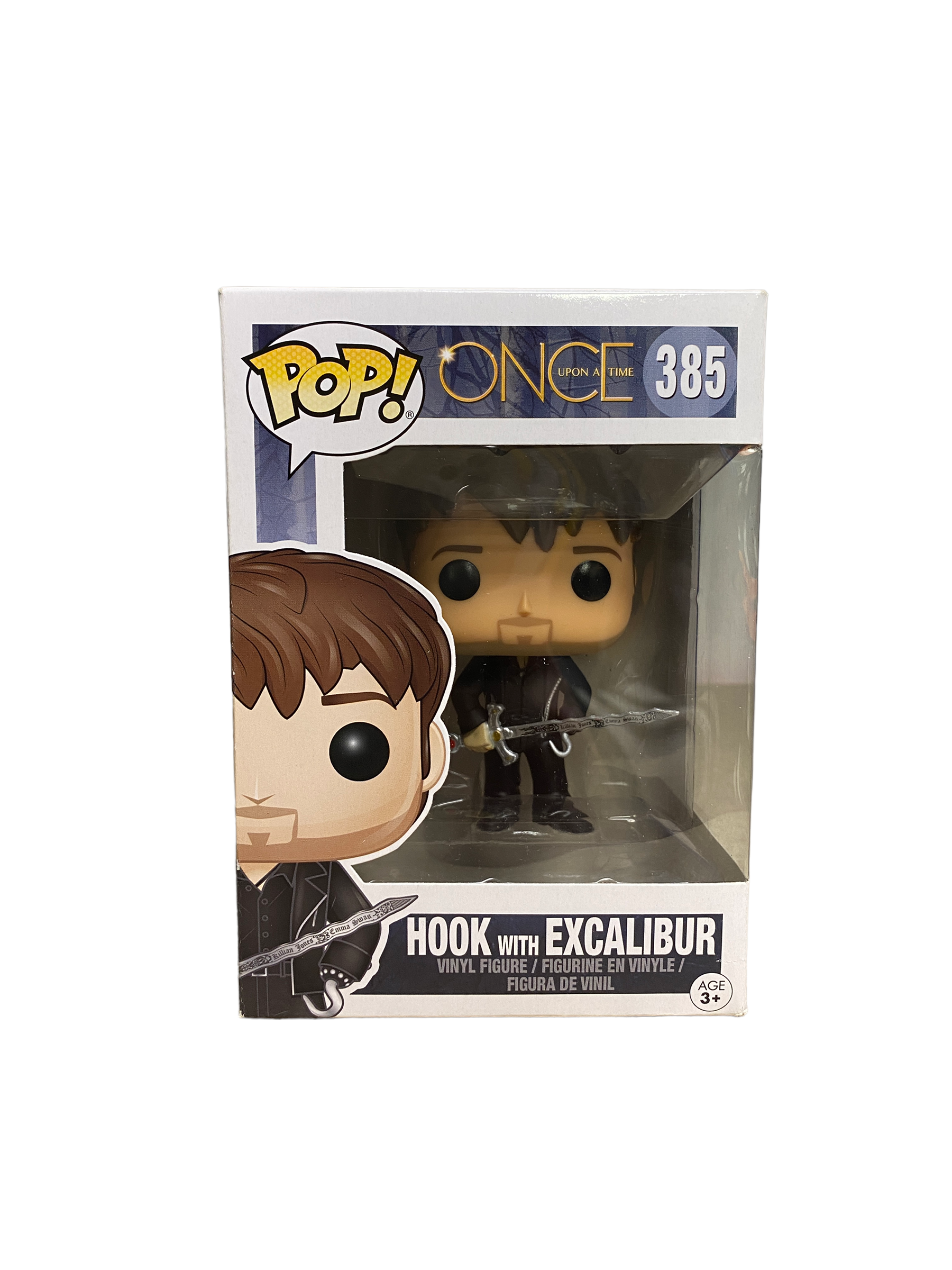Hook With Excalibur #385 Funko Pop! - Once Upon A Time - 2016 Pop! - Condition 7.5/10