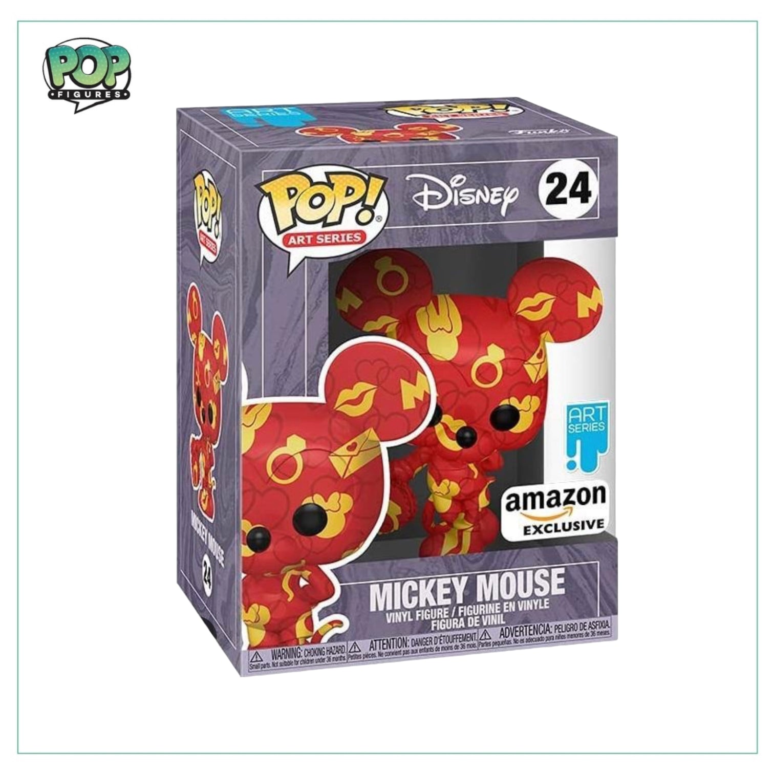 Mickey Mouse (Art Series) #24 Funko Pop! - Disney - Amazon Exclusive