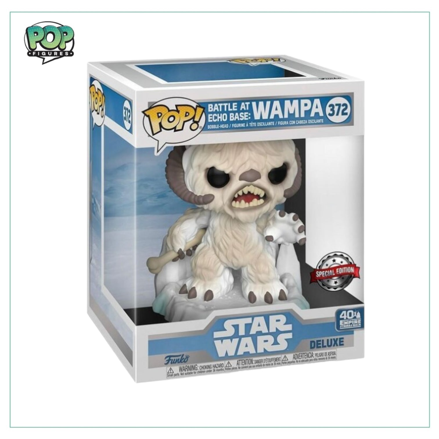 Wampa #372 Deluxe Funko Pop! -  Battle at Echo Base - Star Wars - Special Editions