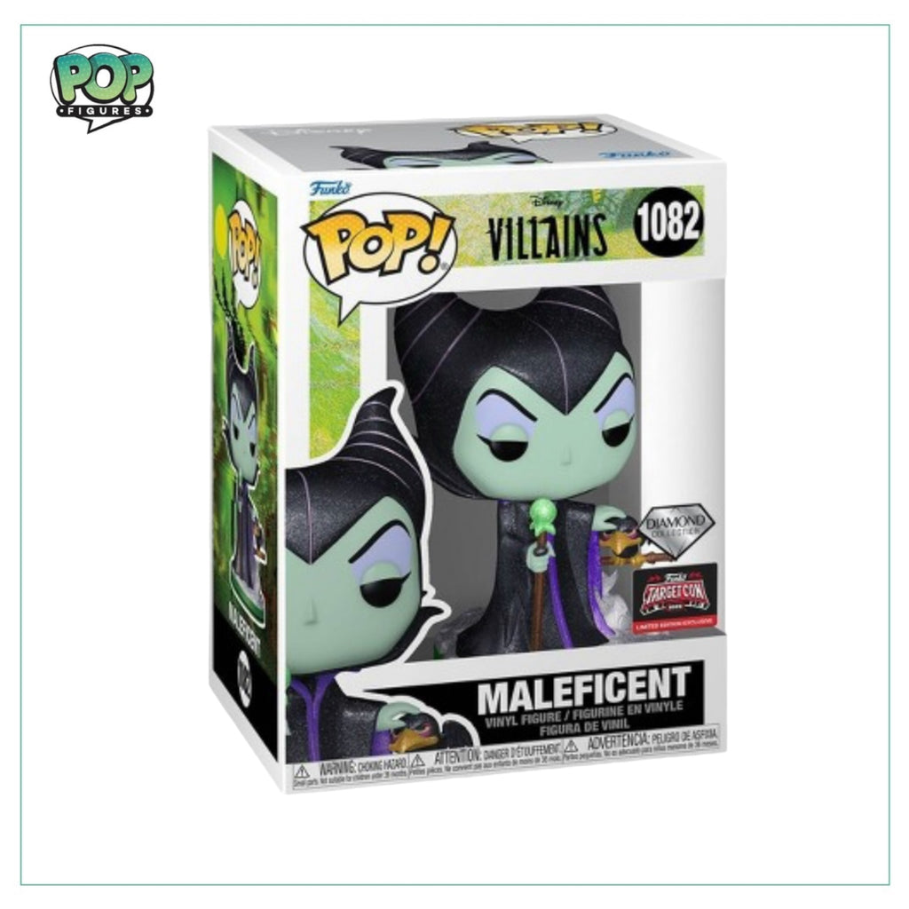 Maleficent #1082 Funko Pop! - Disney Villains - Diamond - 2023 Target Con  Exclusive