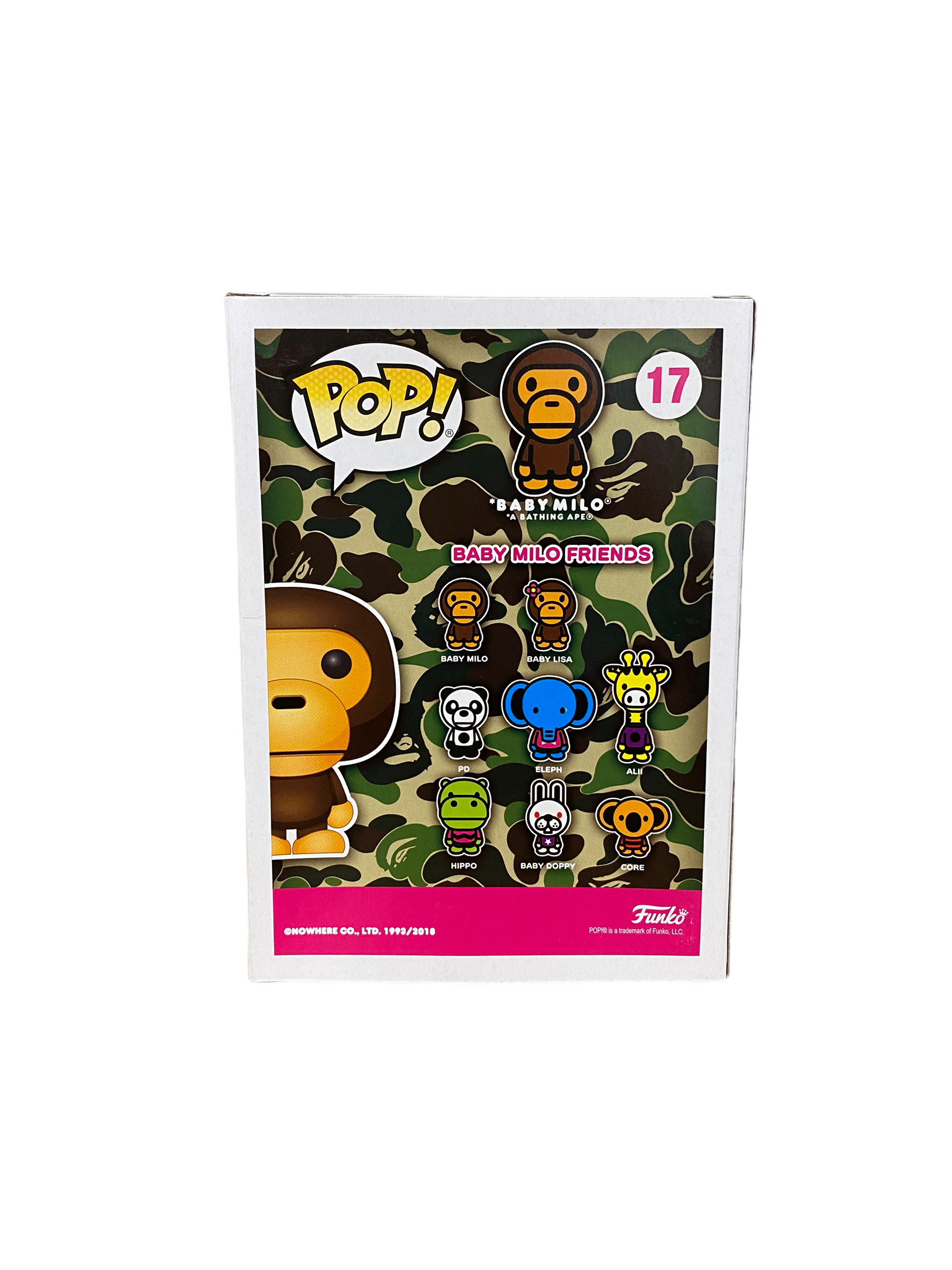 Baby Milo #17 (Flocked) Funko Pop! - BAPE - Unreleased BAIT Exclusive -  Condition 7/10