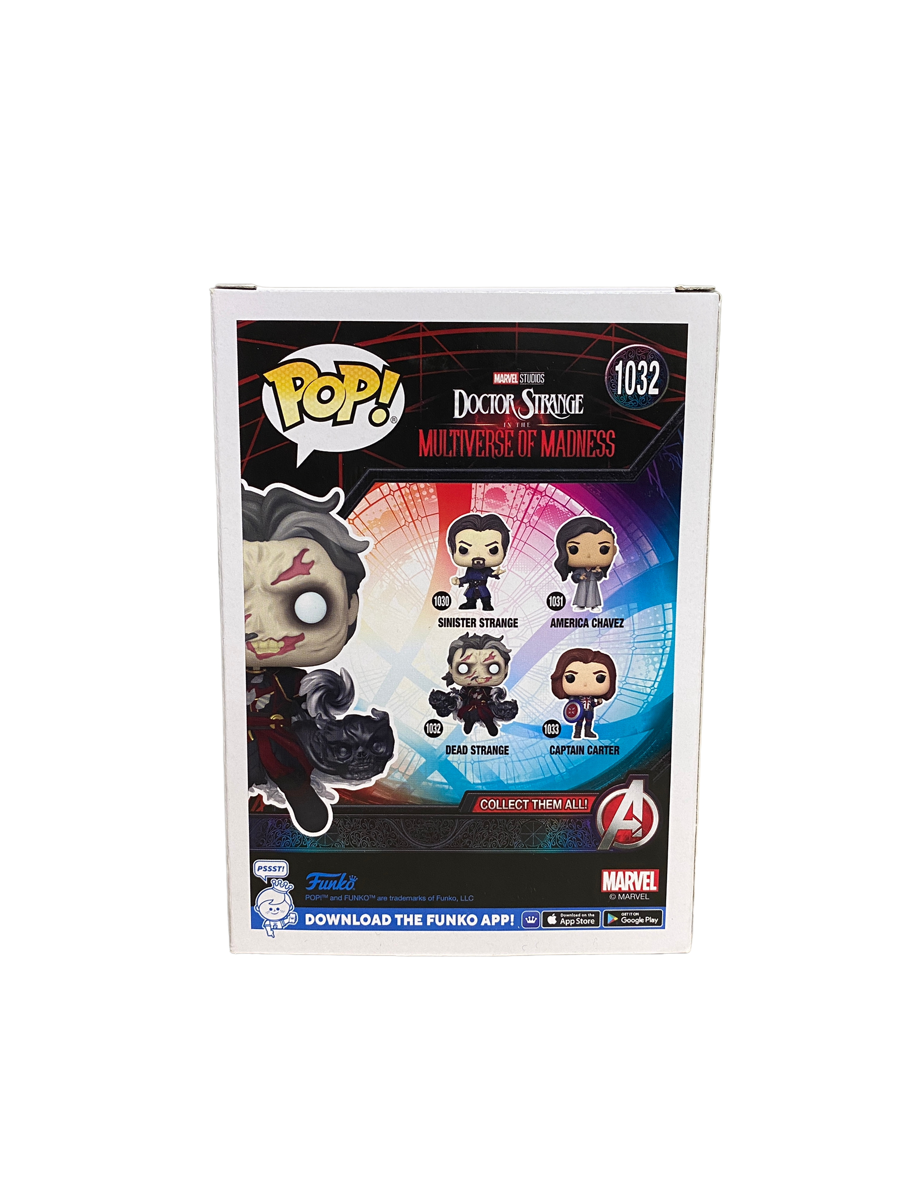 Dead Strange #1032 (Glows In The Dark) Funko Pop! - Doctor Strange In The Multiverse of Madness - Hot Topic Exclusive - Condition 9/10