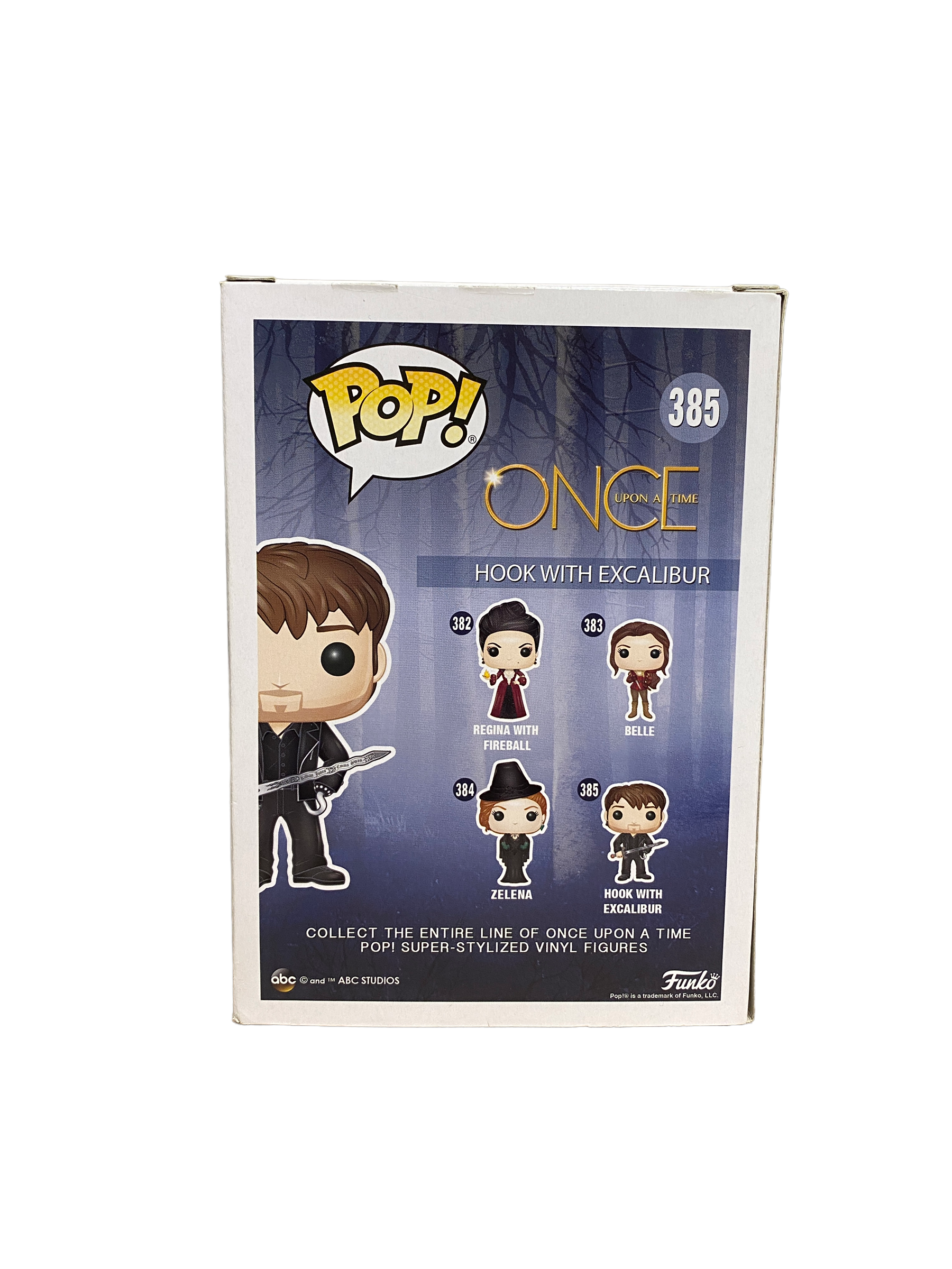 Hook With Excalibur #385 Funko Pop! - Once Upon A Time - 2016 Pop! - Condition 7.5/10