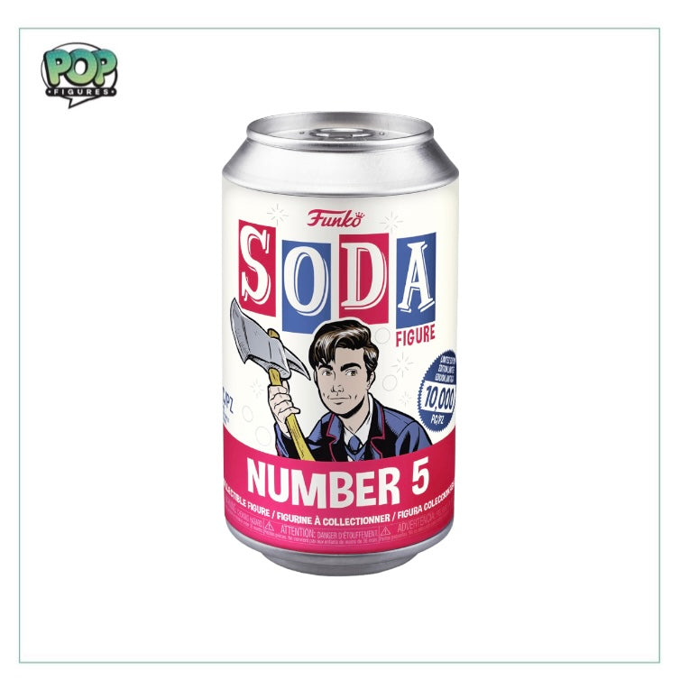 Number 5 Funko Soda Vinyl Figure - The Umbrella Academy - LE10000 Pcs - Chance of Chase