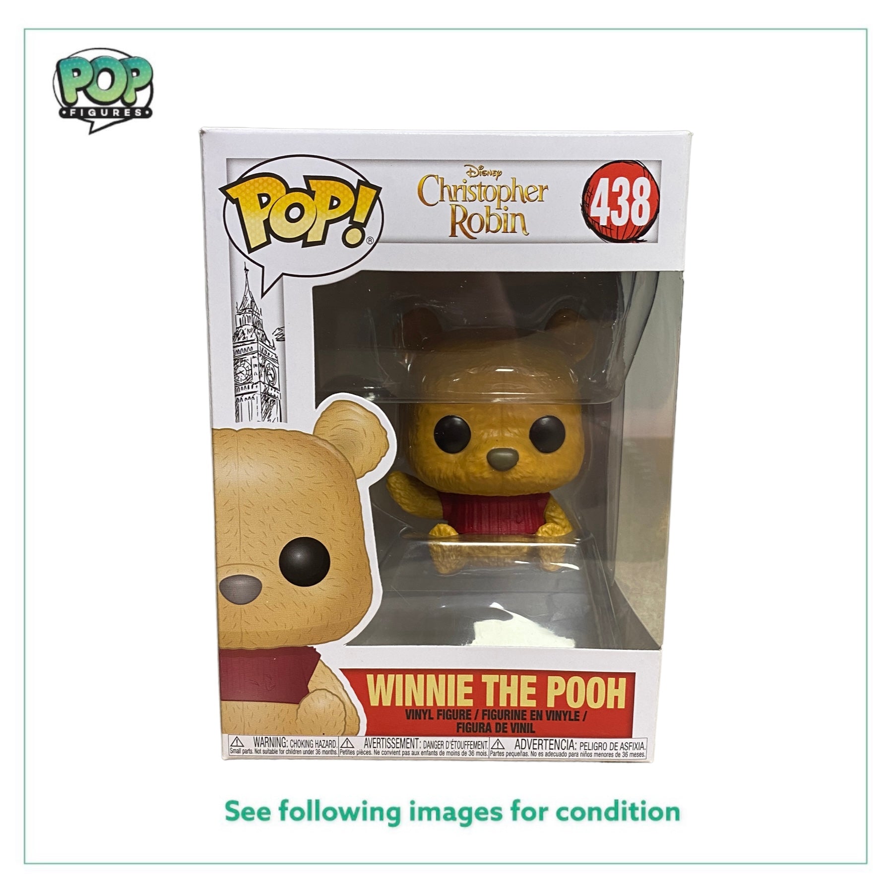 Winnie the Pooh #438 Funko Pop! - Christopher Robin - Condition 9.5+/10