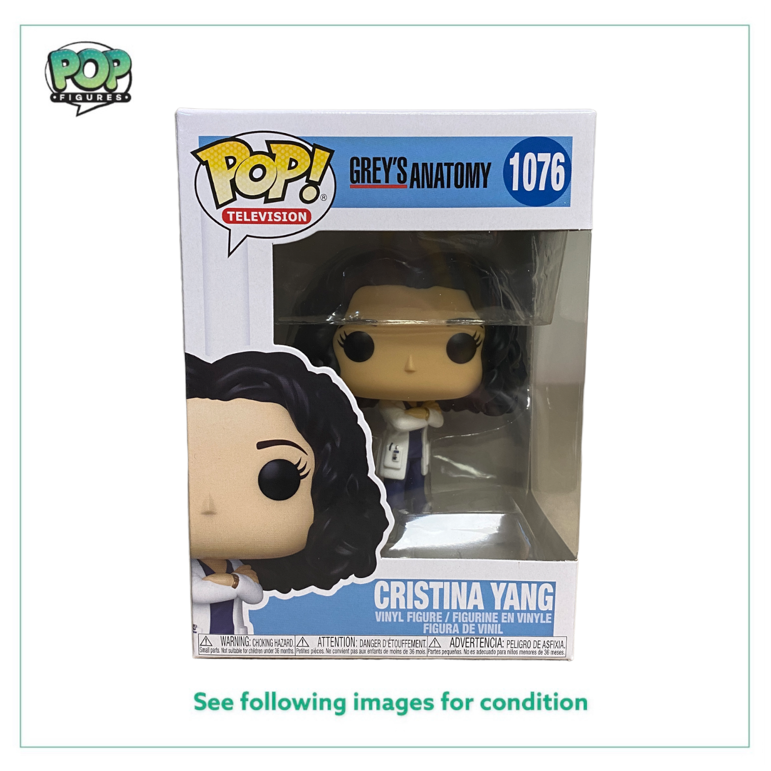 Christina Yang #1076 Funko Pop! - Grey's Anatomy - 2020 Pop! - Condition 9.5/10