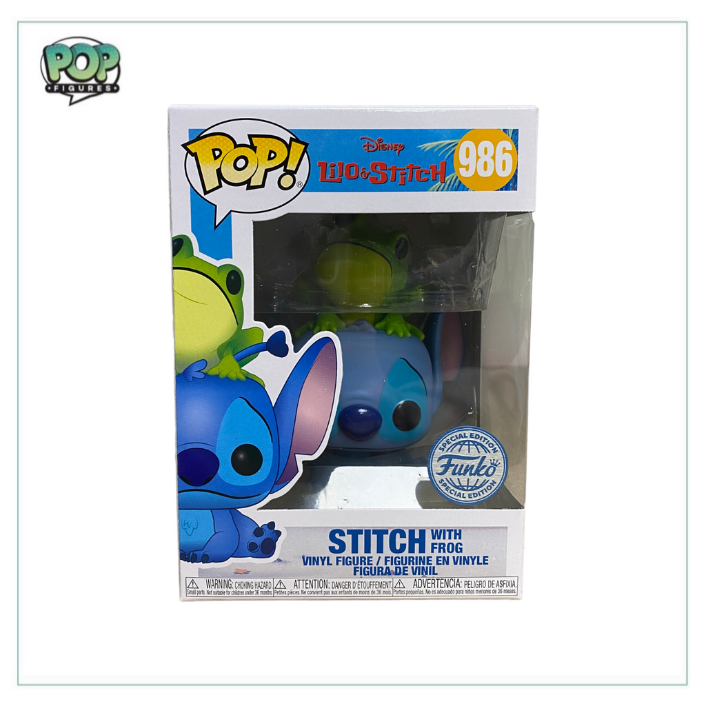 Funko Stitch with Frog Pop! Vinyl Figure