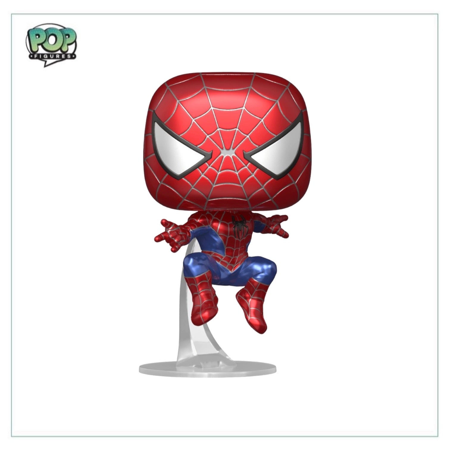 Friendly Neighborhood Spider-Man #1158 (Metallic) Funko Pop! - Spider-Man  No Way Home - Hot Topic Exclusive