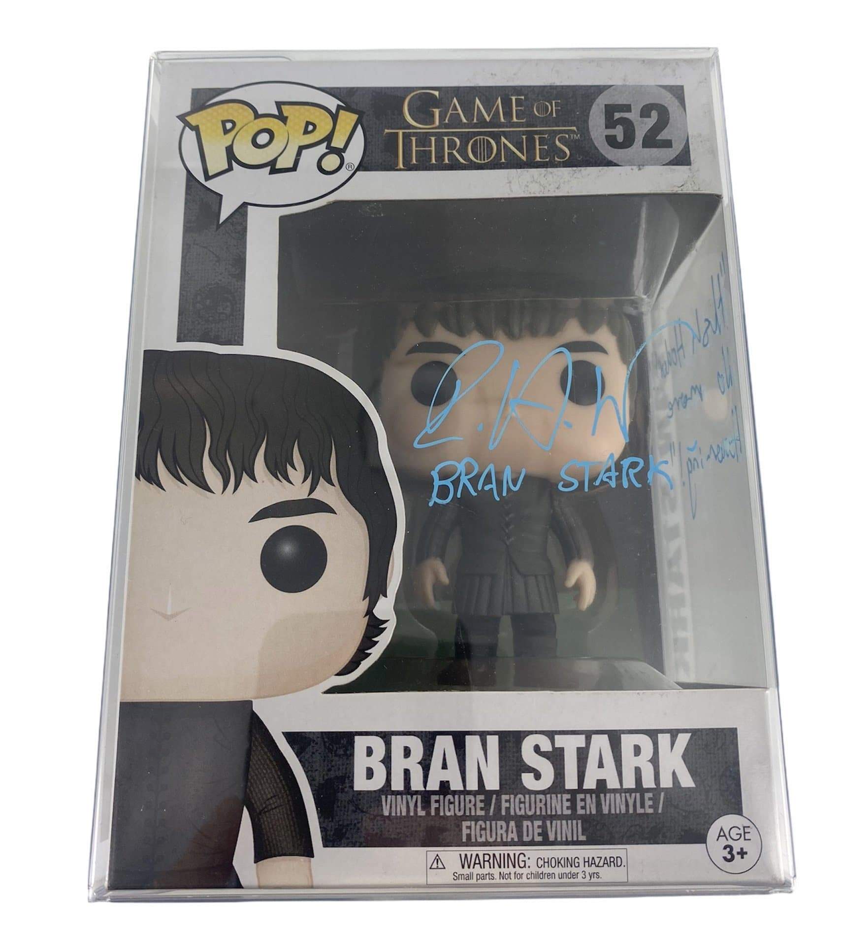 Bran Stark Game of Thrones Signed Funko Pop Vinyl - Pop Figures