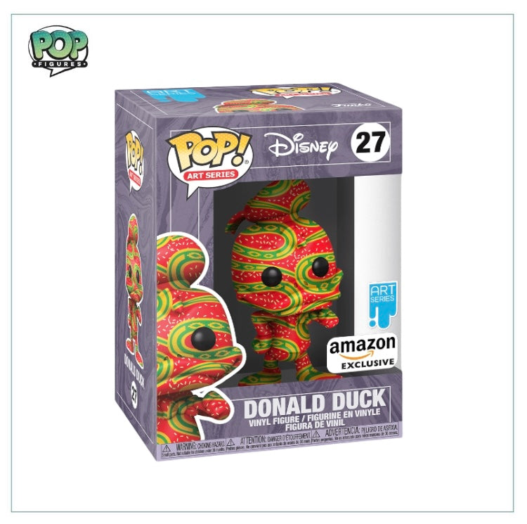 Donald Duck #27 Funko Pop! -  Disney Art Series - Amazon Exclusive (Sealed In Hard Stack)