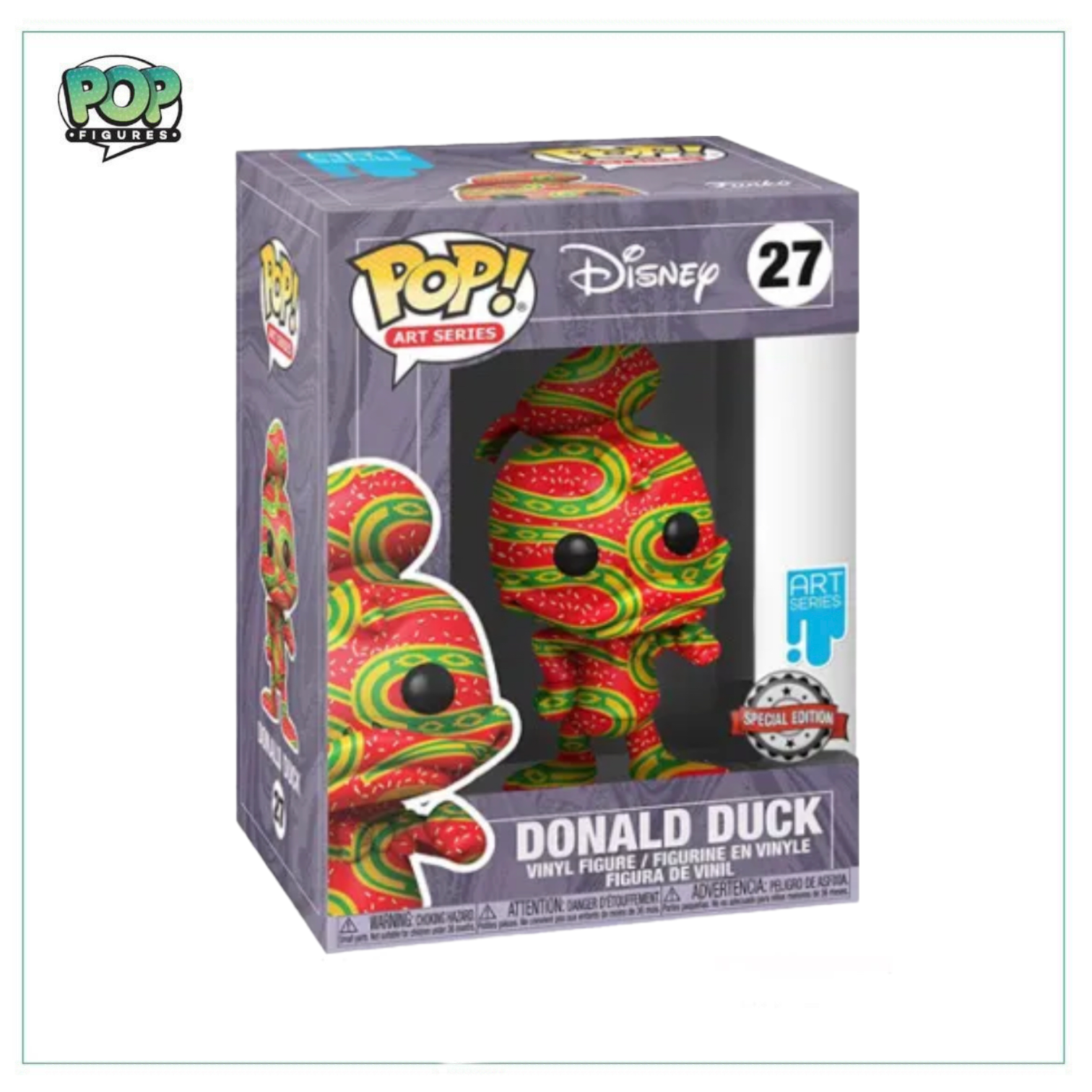 Donald Duck (Art Series) #27 Funko Pop! Disney - Special Edition (Sealed In Hard Stack)