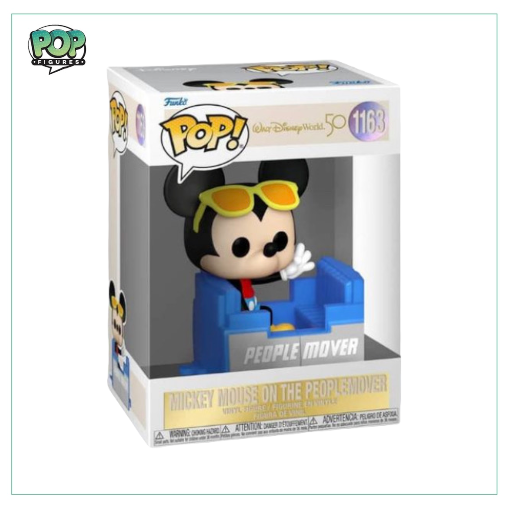 Mickey Mouse on the Peoplemover #1163 Funko Pop! Disney 50th