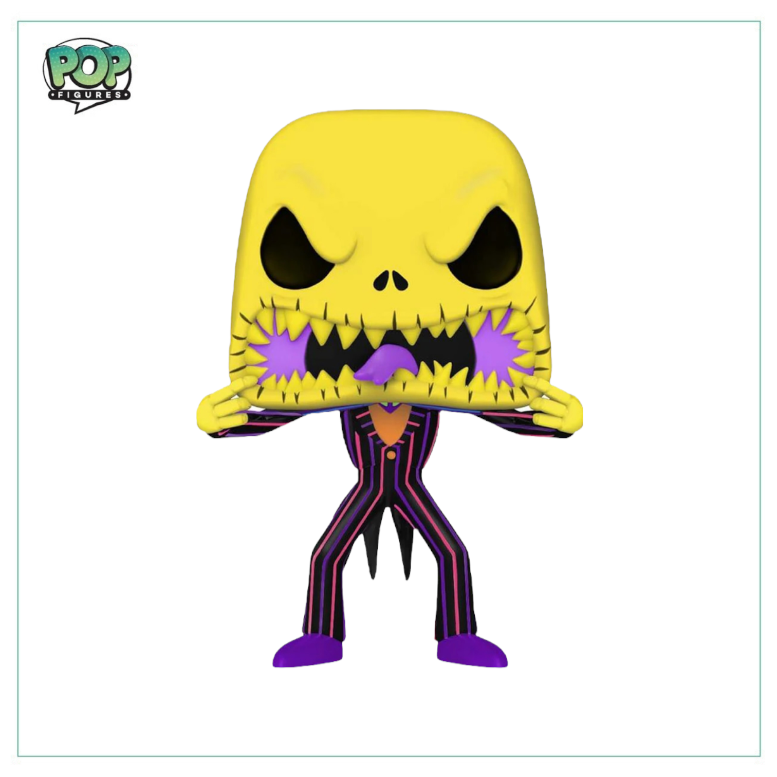 Jack Skellington Scary Face  #808 (Blacklight) Funko Pop! The Nightmare Before Christmas - GameStop Exclusive