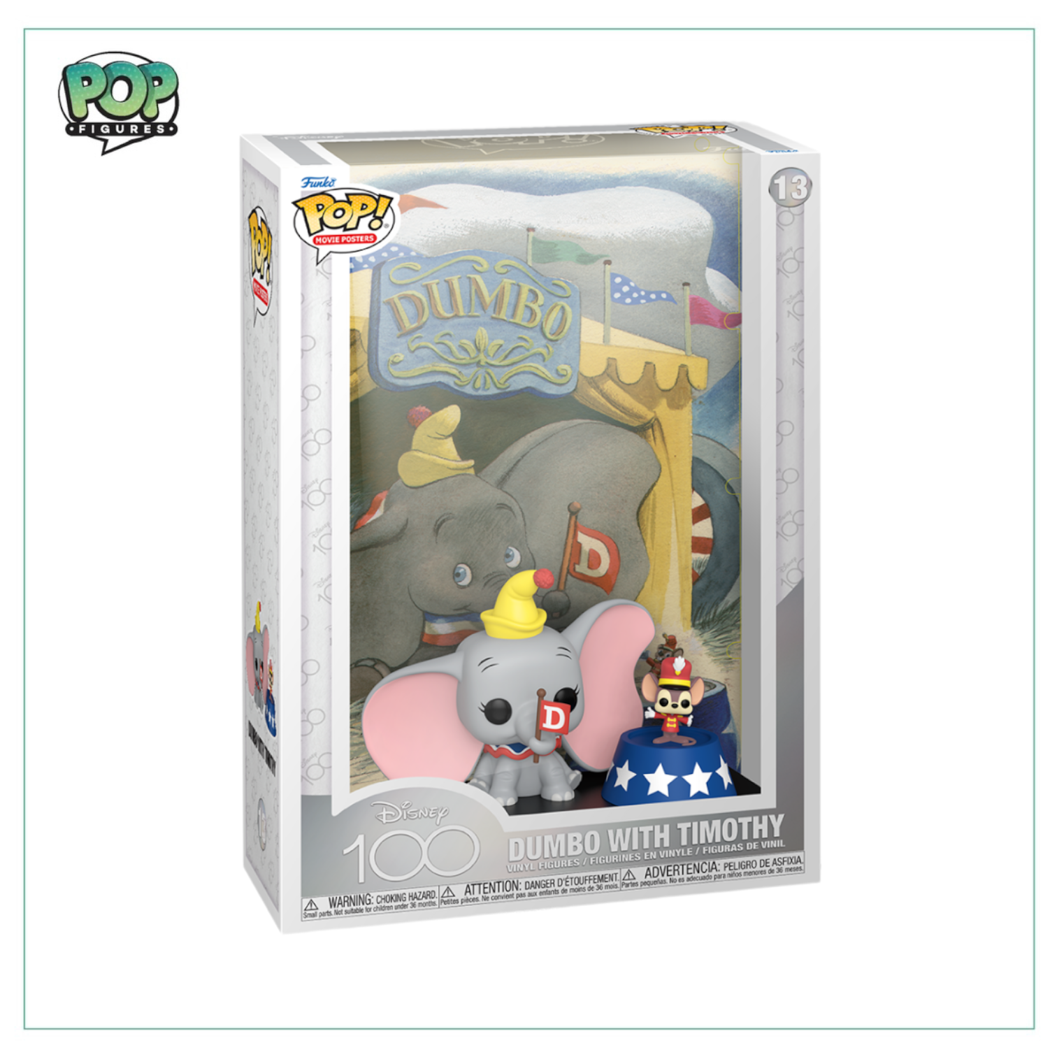 Dumbo W/ Timothy #13 Funko Pop! - Movie Poster Disney’s 100th